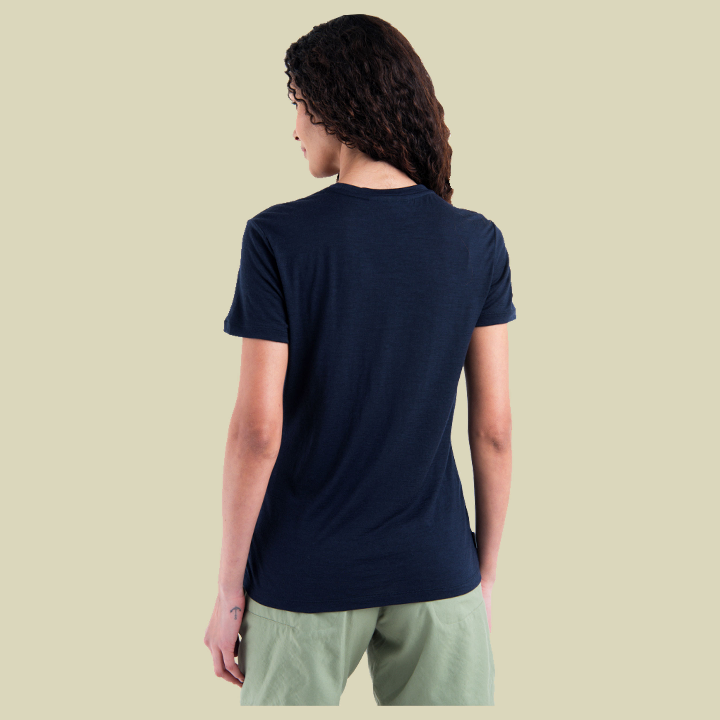 Merino 150 Tech Lite III SS Tee Panax Women M blau - midnight navy