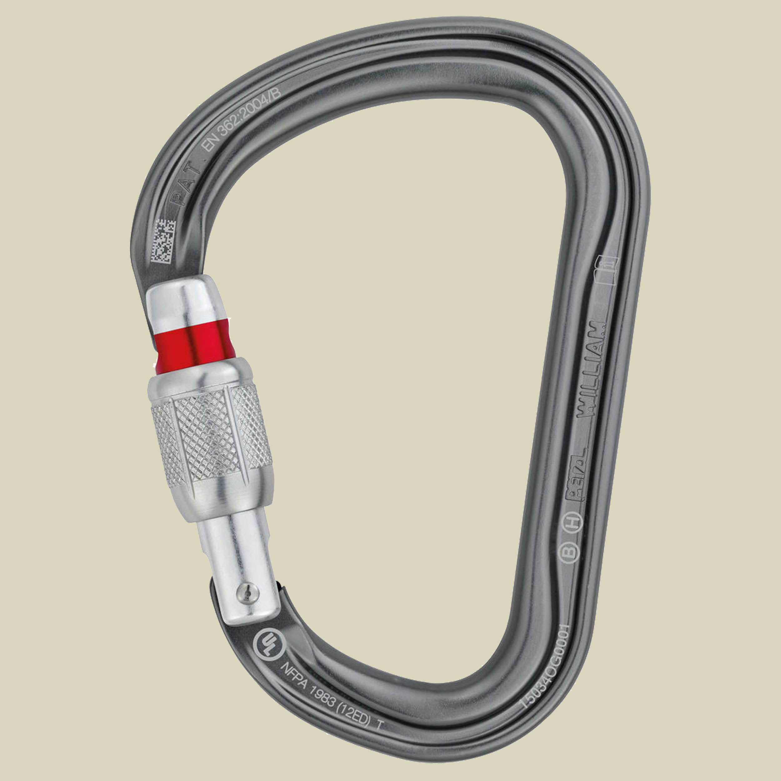 William Screw-Lock Verschluss-Karabiner