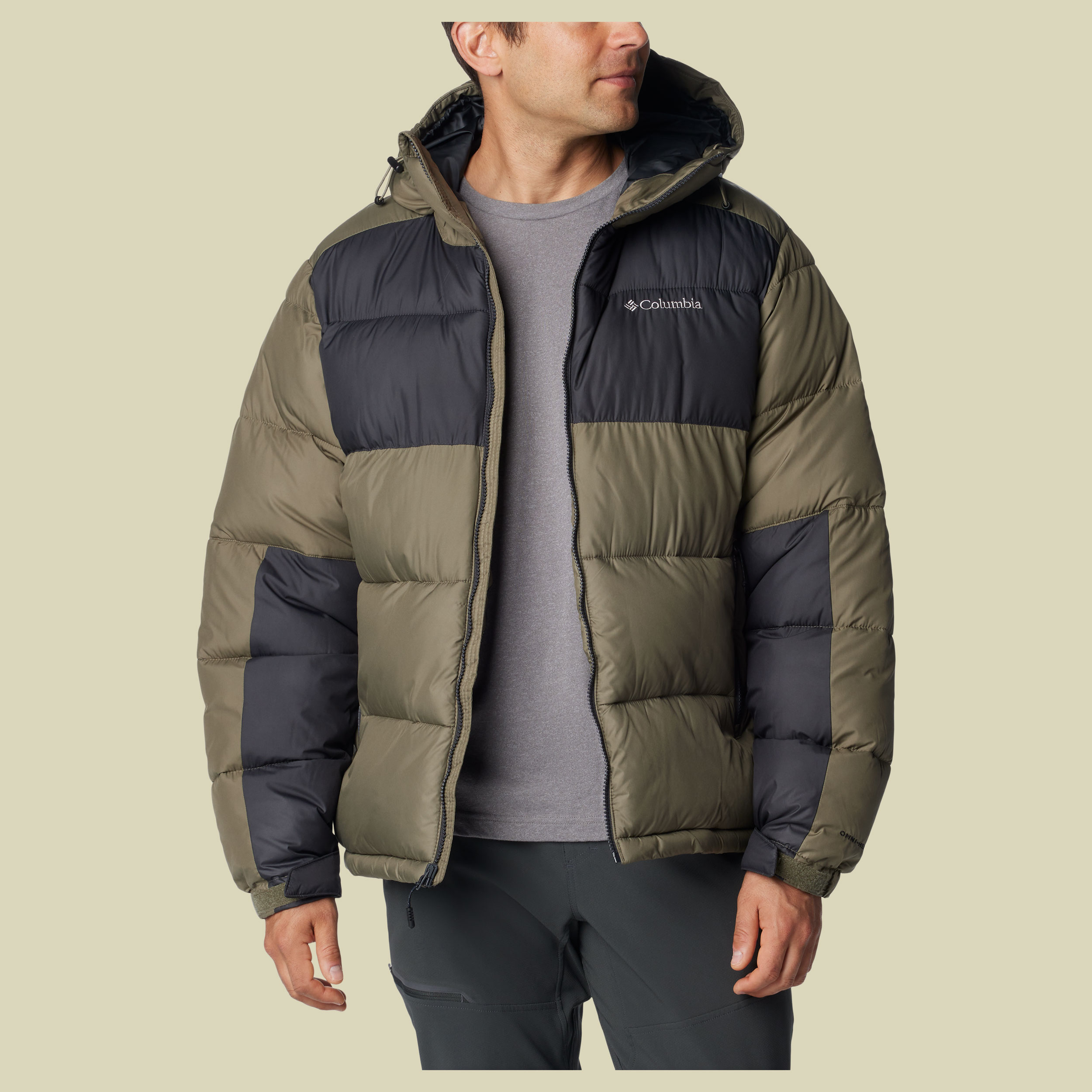 Pike Lake II Hooded Jacket Men Größe M  Farbe stone green