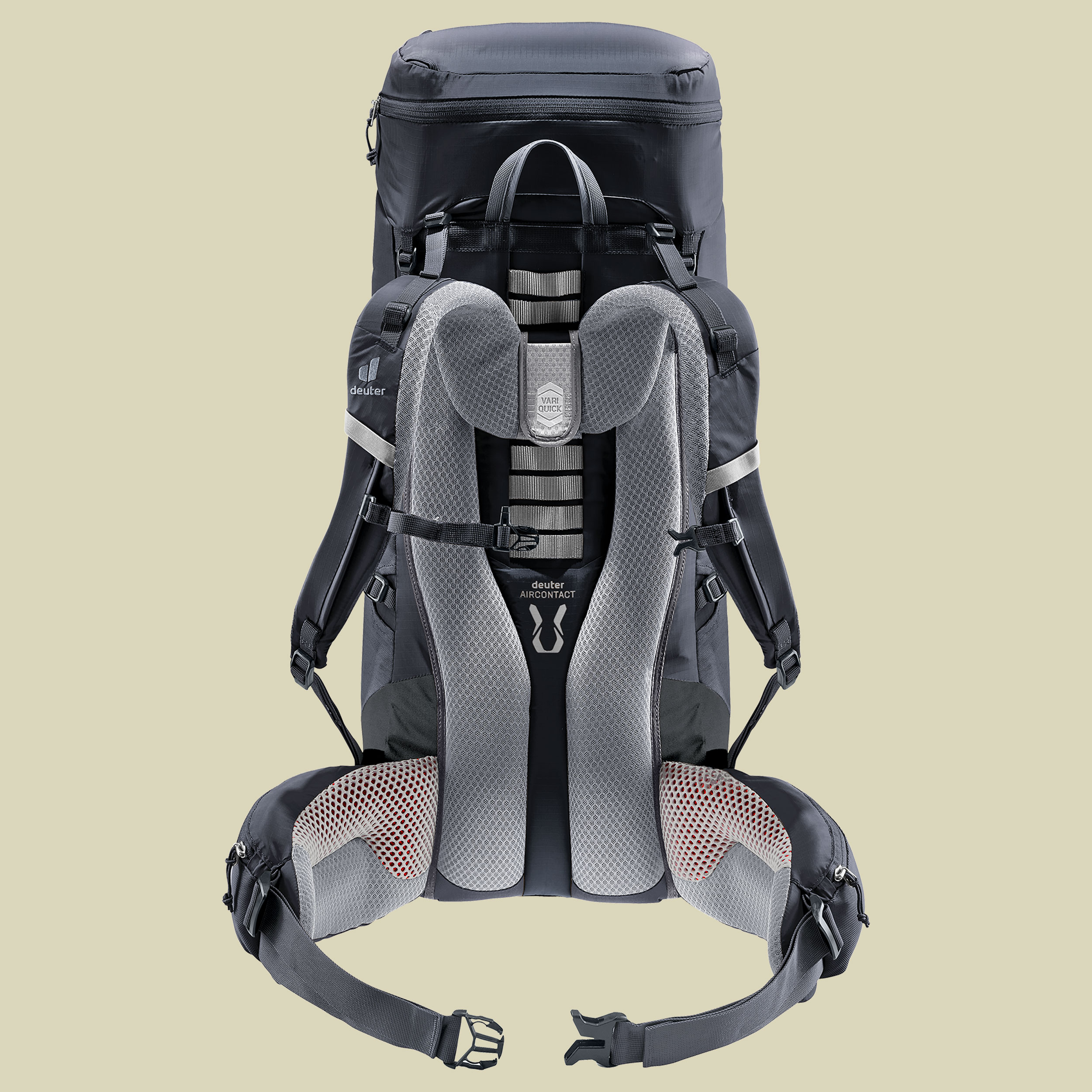 Aircontact Lite 40 + 10 schwarz 40 L + 10 L - black-graphite