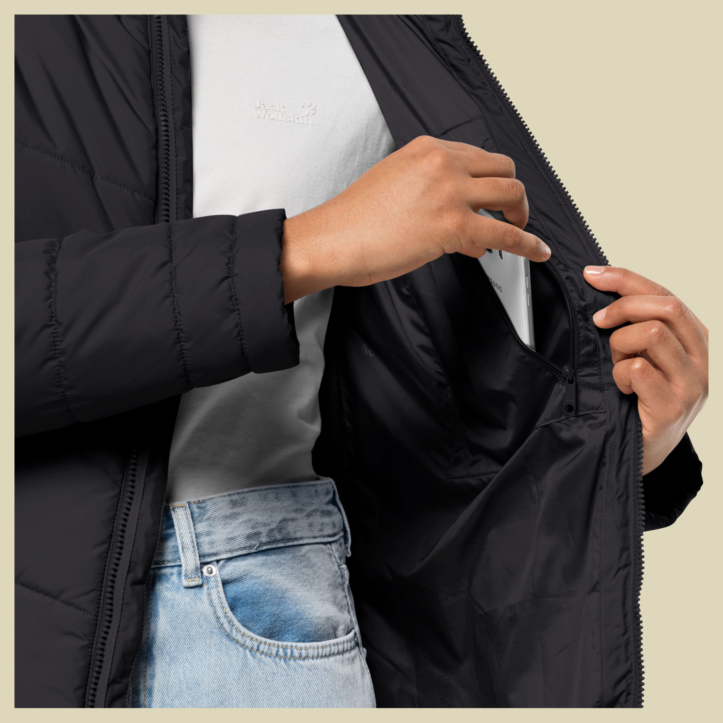 North York Coat Women Größe M  Farbe black