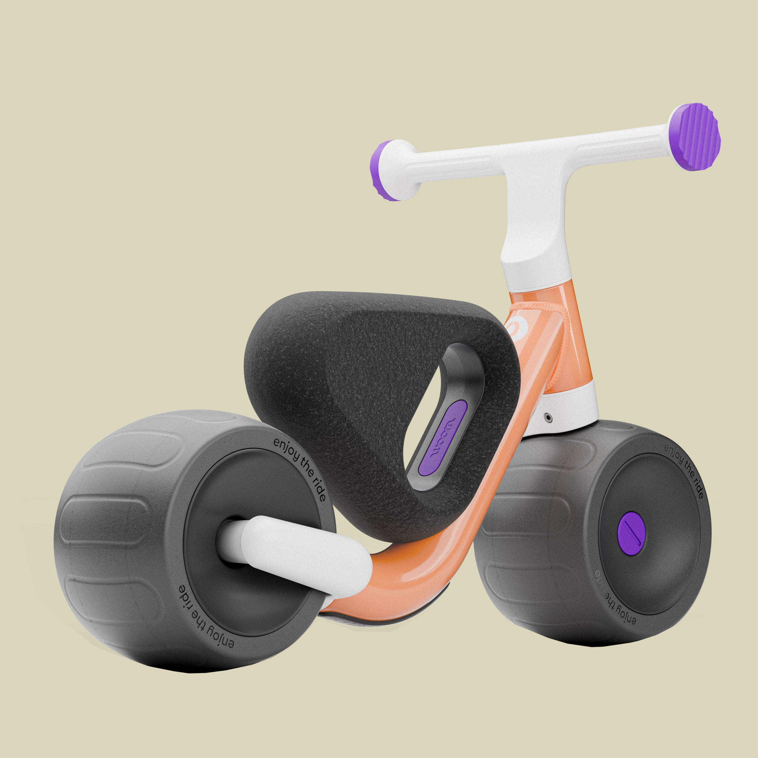 Woom WOW one size orange - pop peach