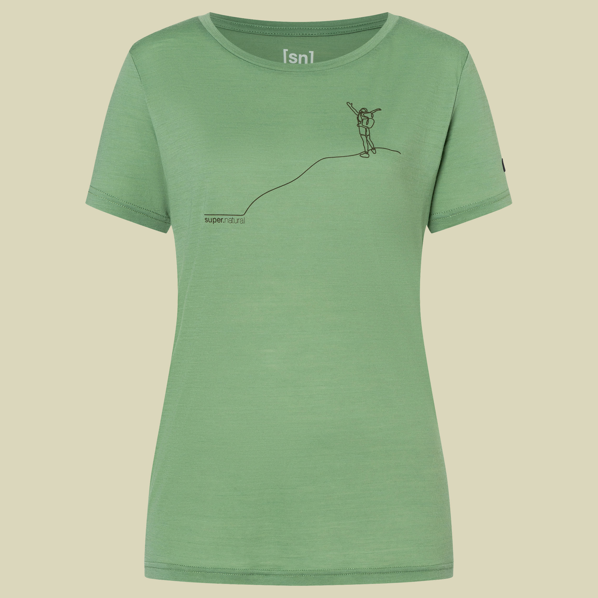 Gipfelglück Tee Women Größe M  Farbe loden frost/stone grey