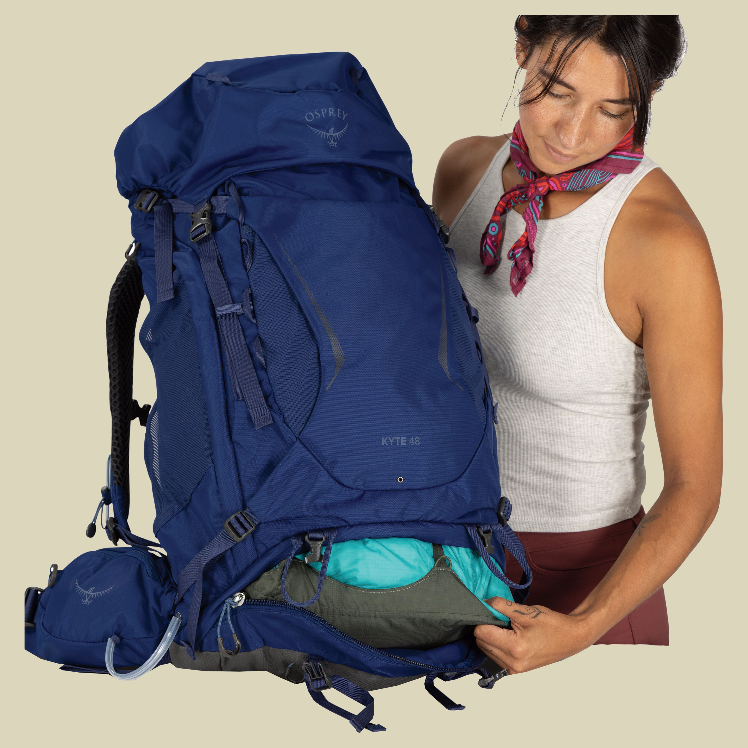 Kyte 48 blau WM/L - serenity blue