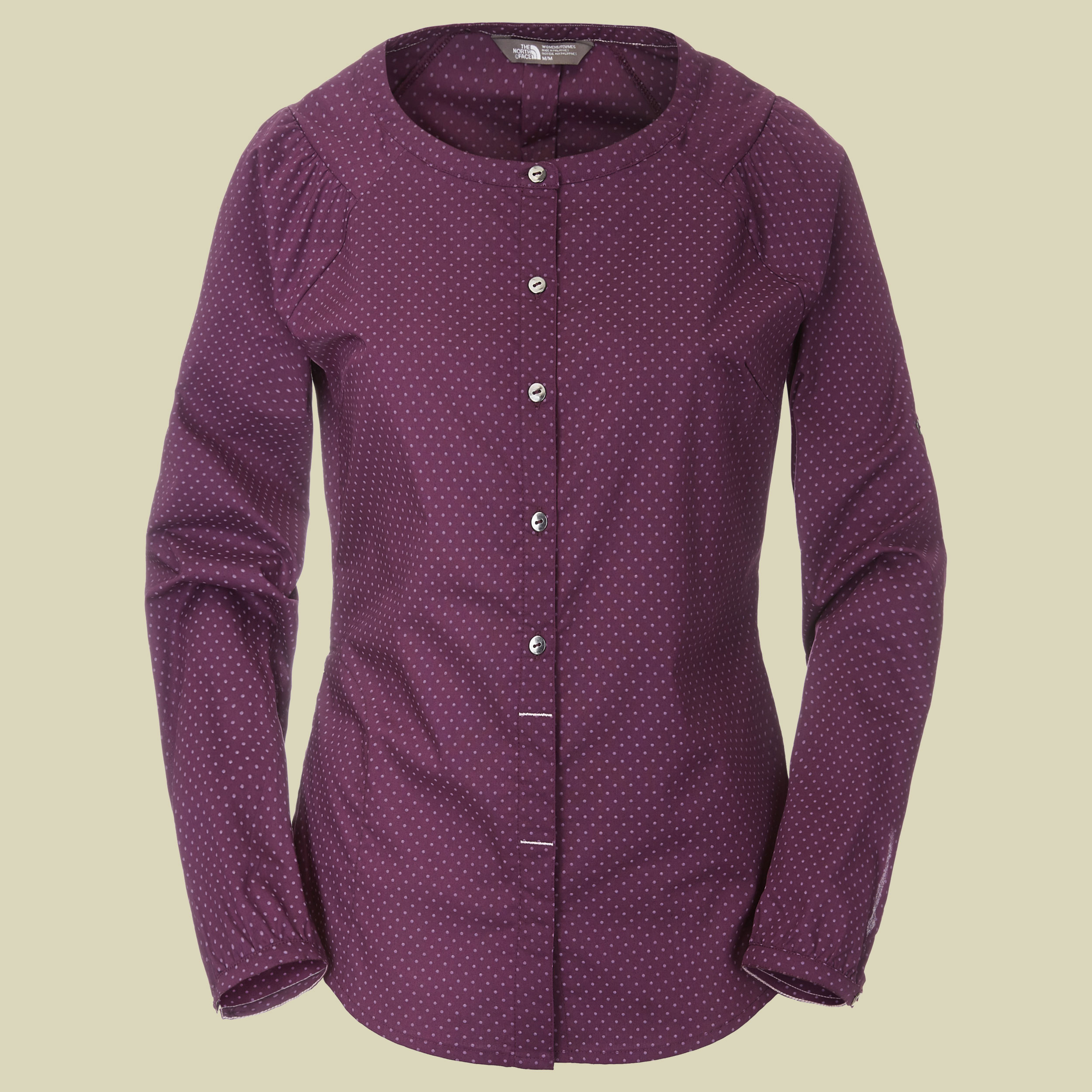 Chic Lady Shirt  Größe S Farbe outer space blue dots
