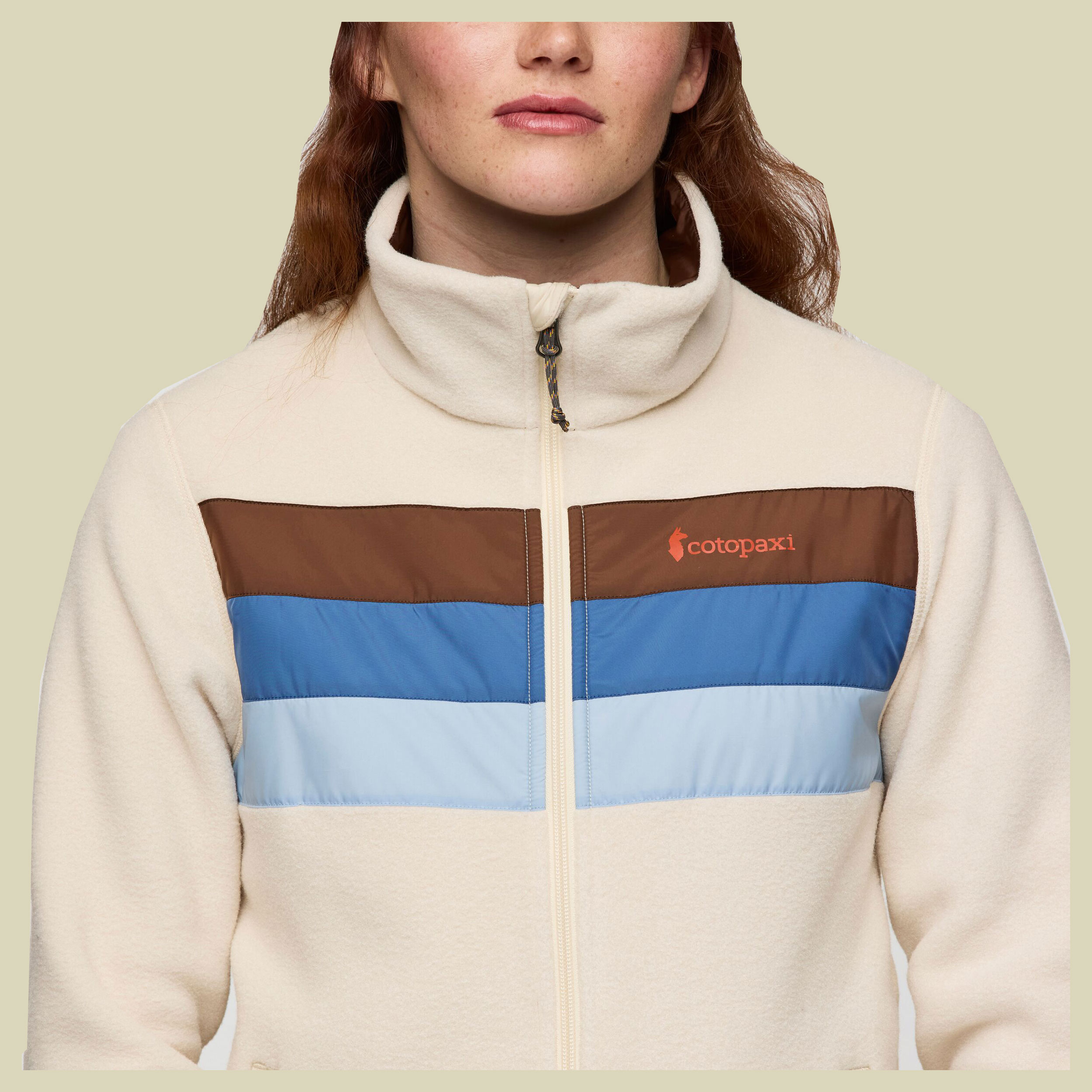 Teca Fleece Full-Zip Jacket Women S weiß - light jog