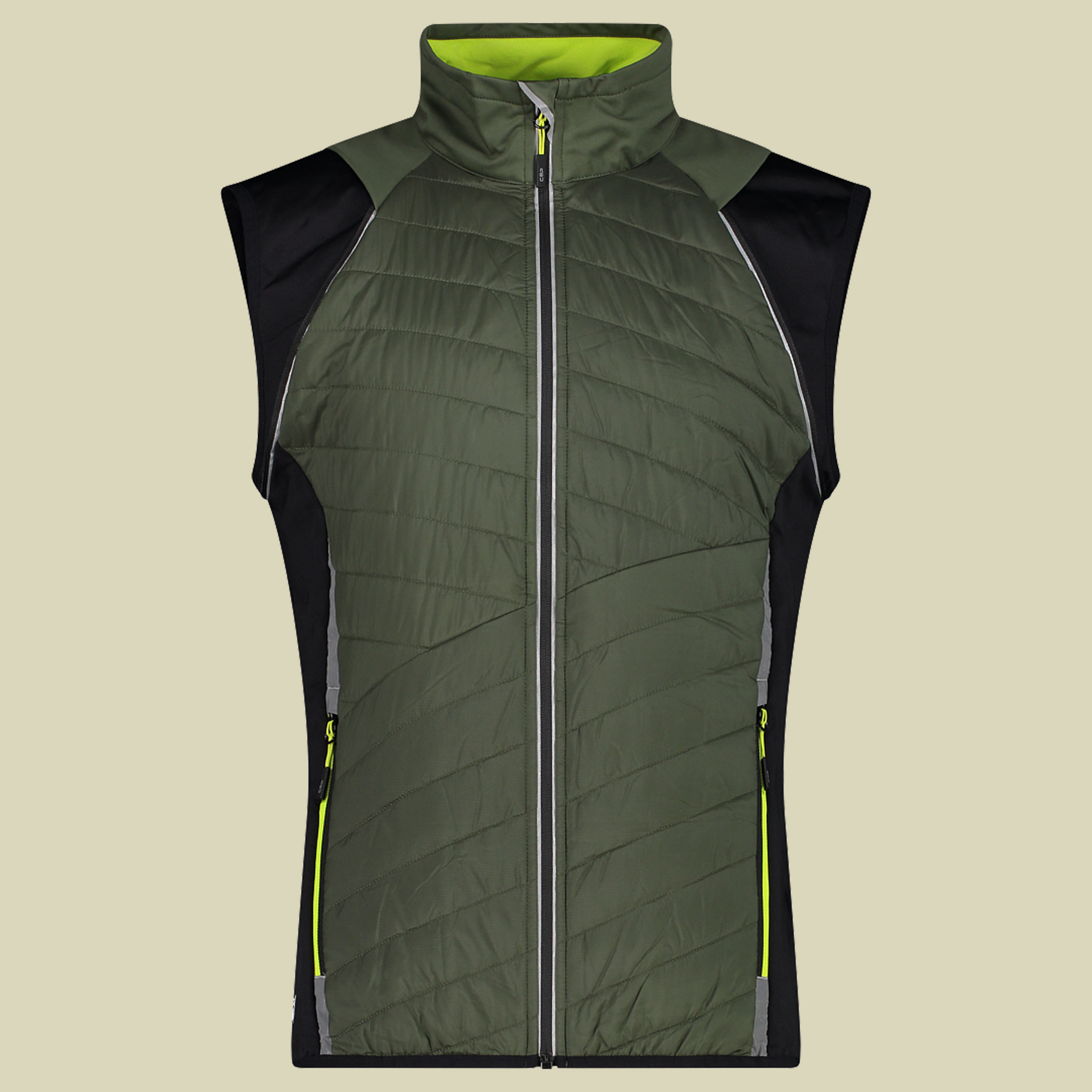 Man Jacket detachable Sleeves 30A2647 Größe 52 Farbe 15EP oil green-nero