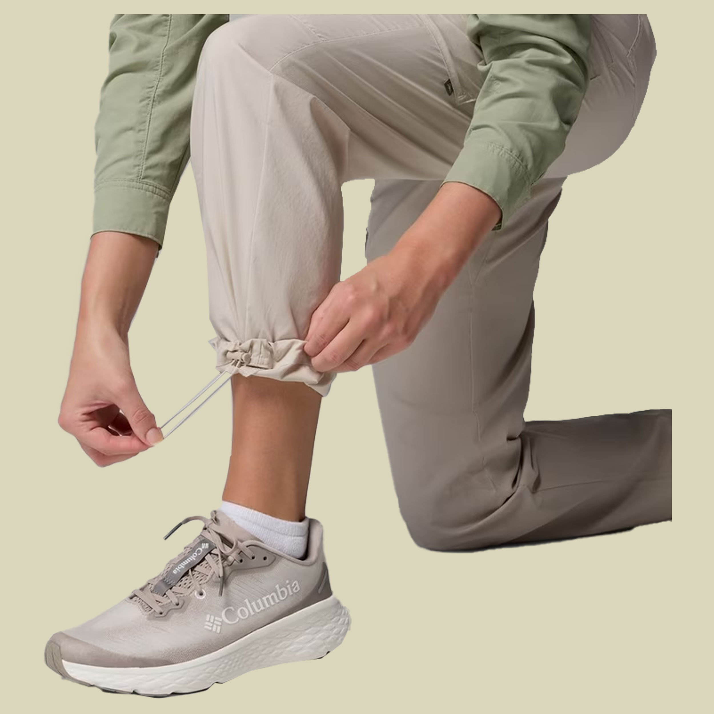 Skien Valley Cargo Pant Women XL beige - dark stone