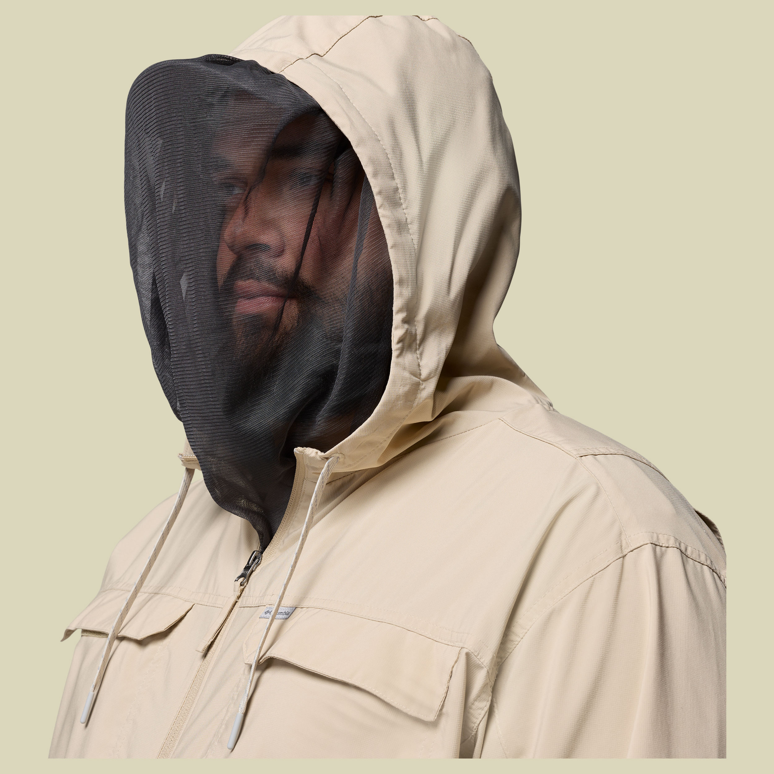 Skien Valley Hooded LS Men XL beige - ancient fossil