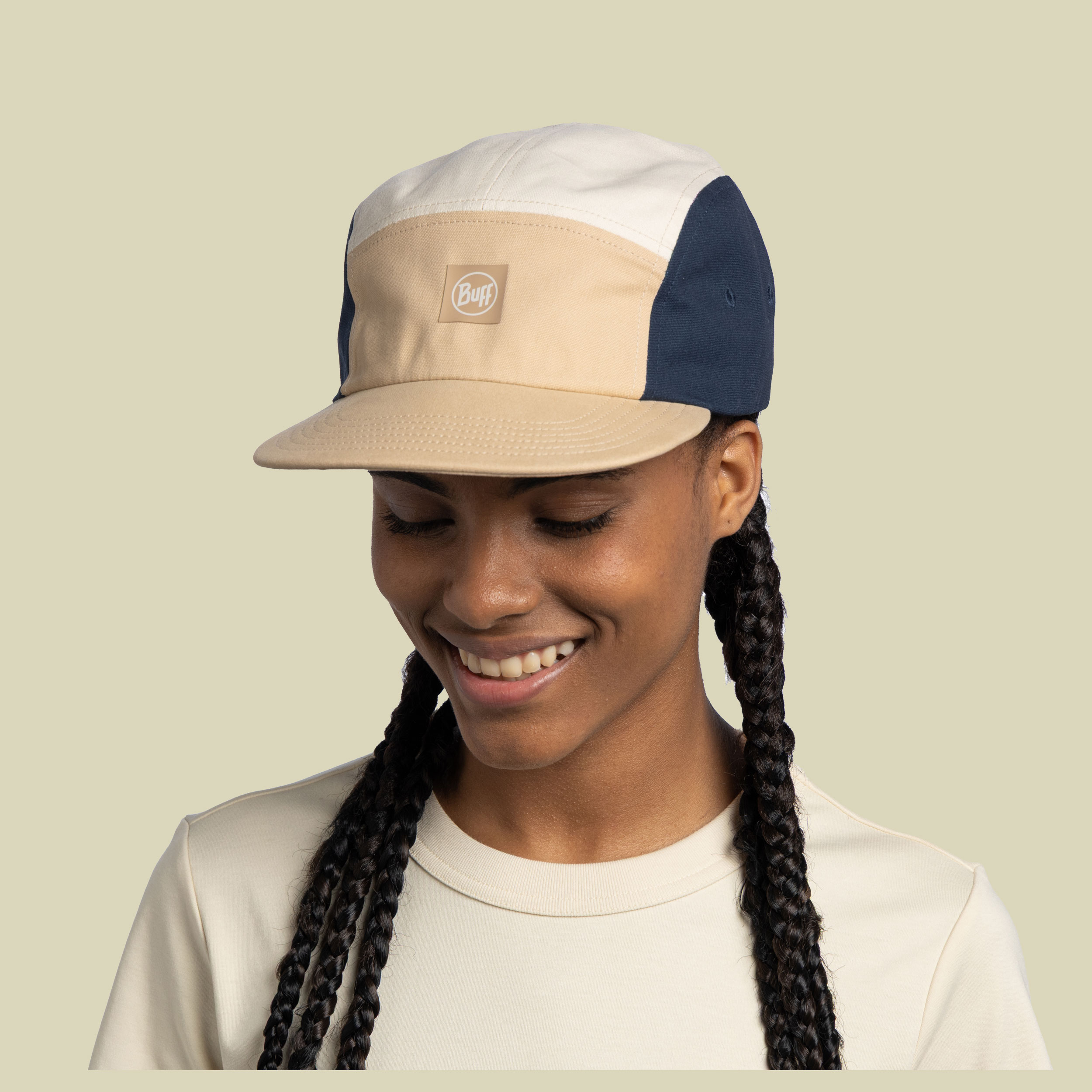 5 Panel Venture Cap one size beige - allvin sand