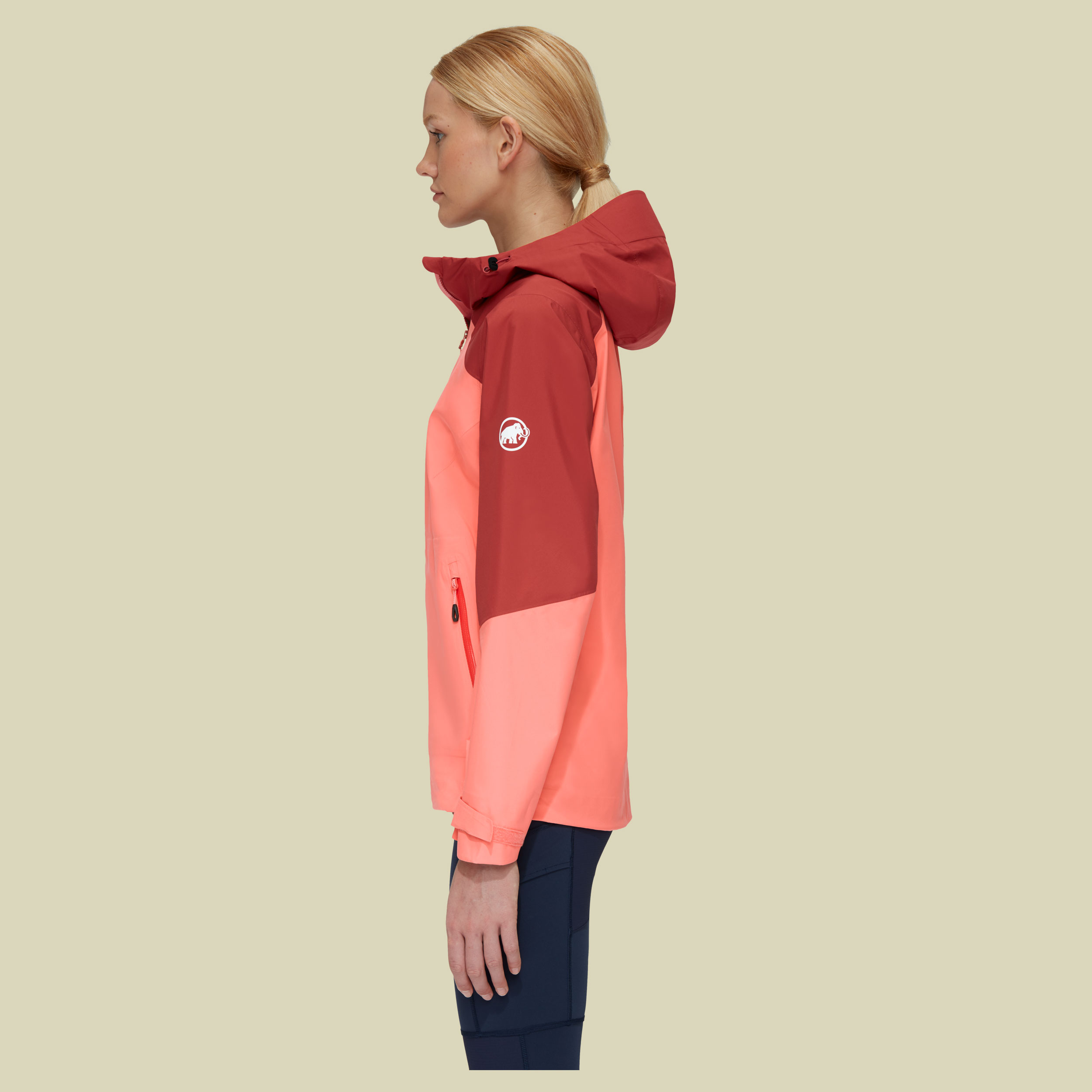 Convey Tour HS Hooded Jacket Women Größe L  Farbe salmon-terracotta