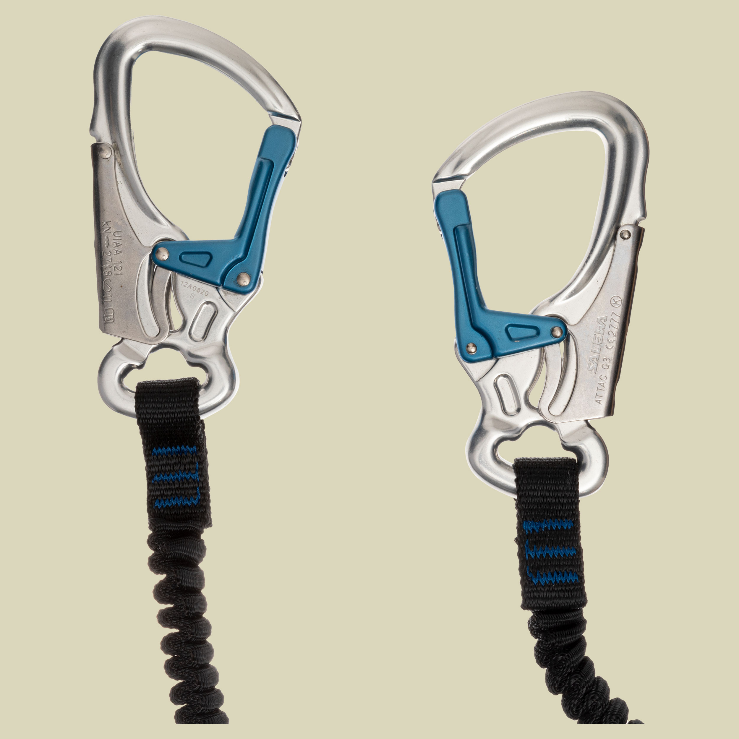 Set Via Ferrata Premium Attack Farbe black/blue