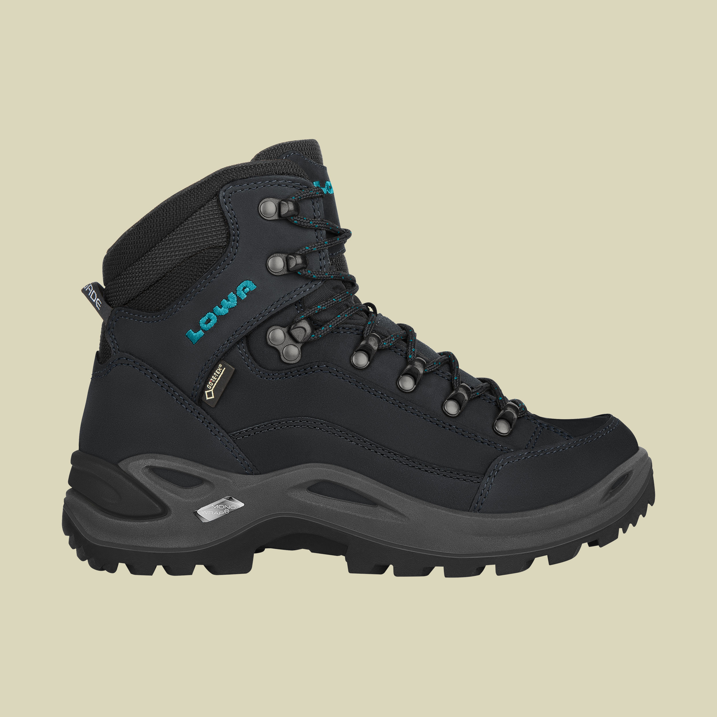 Renegade GTX MID S Women Größe UK 4,5 Farbe asphalt/türkis