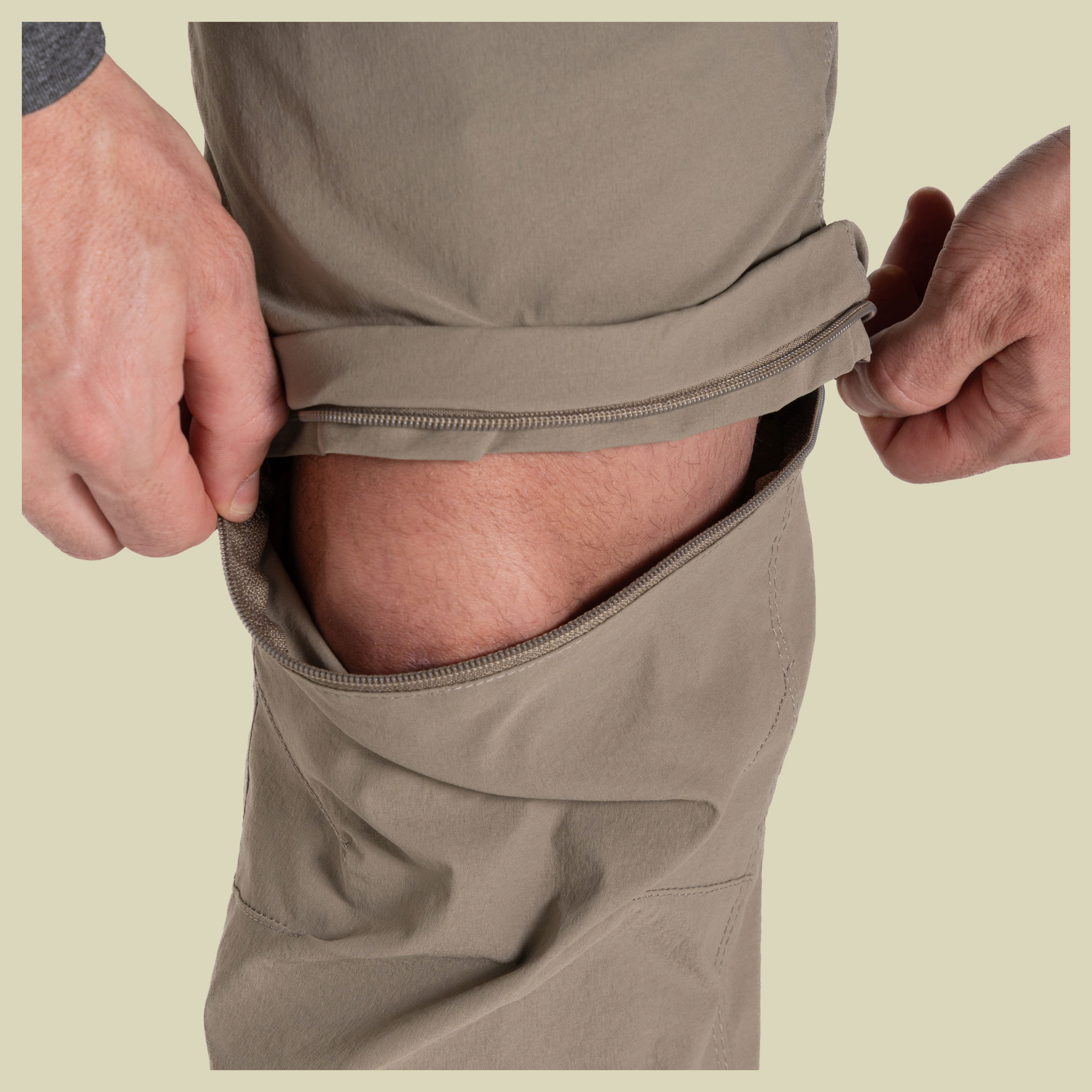 NosiLife Pro Convertible Trousers III Men braun 27 - pebble (38'')