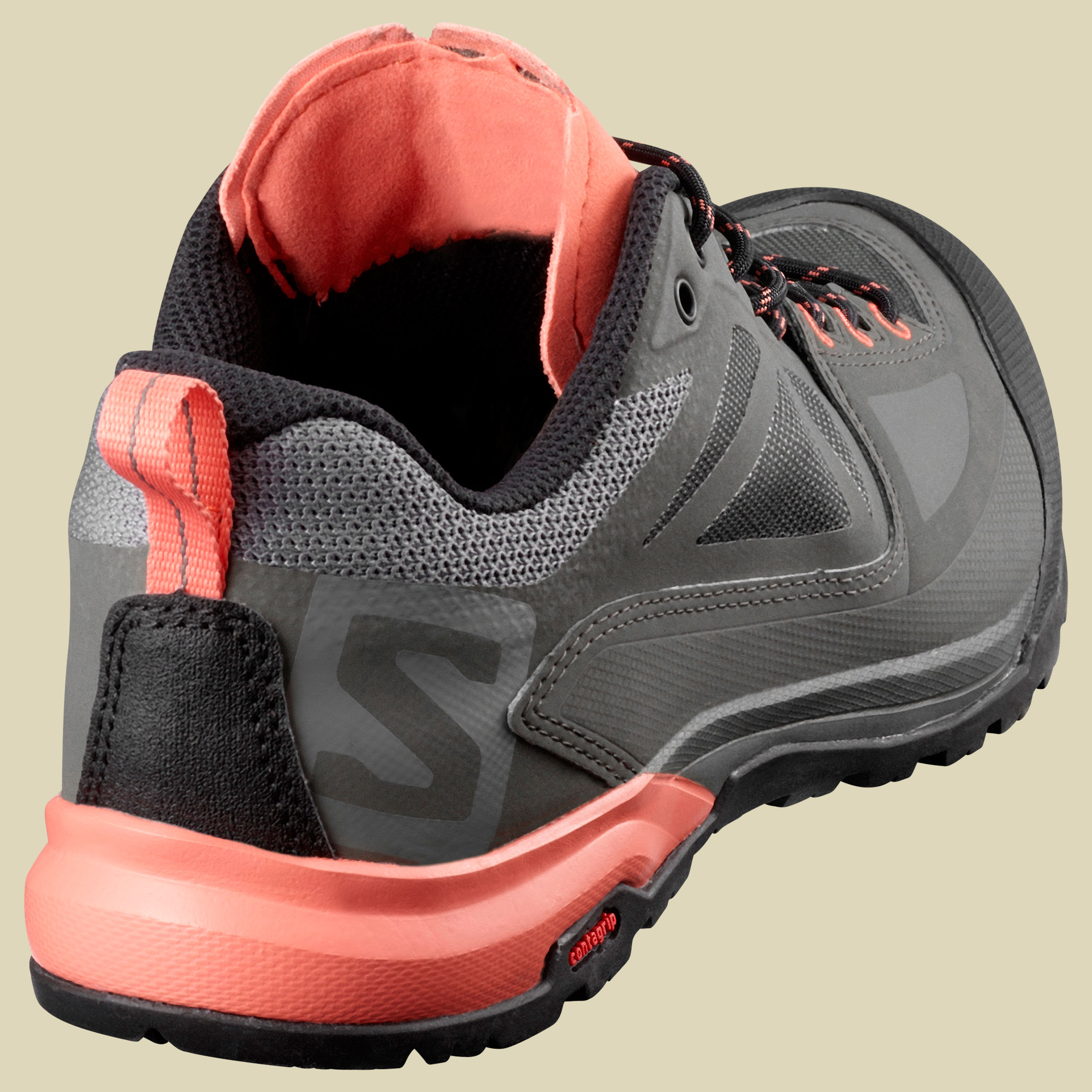 X Alp Spry Women Größe UK 4 Farbe castor gray/beluga/living coral