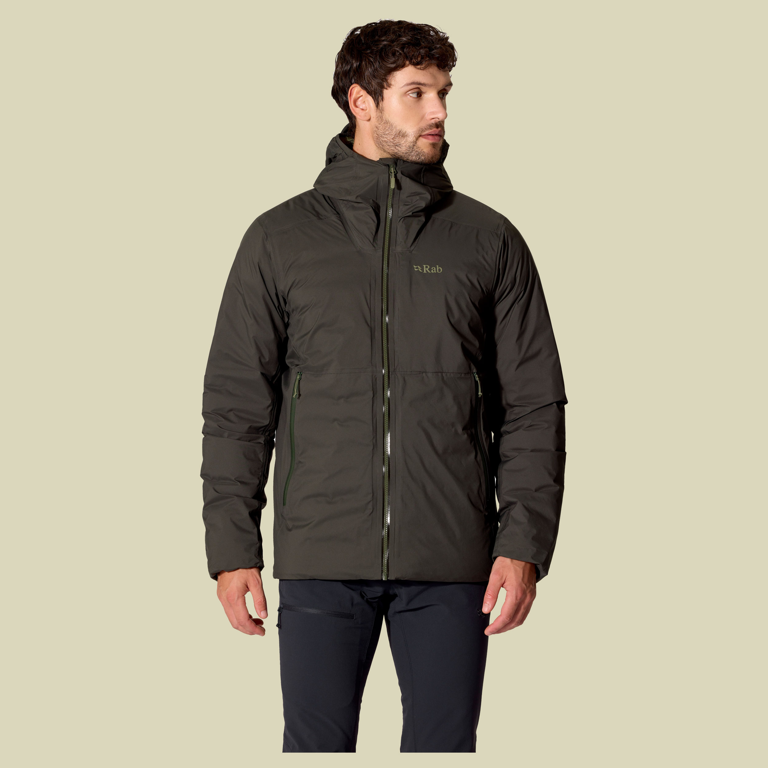 Microlight Shield Jacket Men XXL grau - dark army