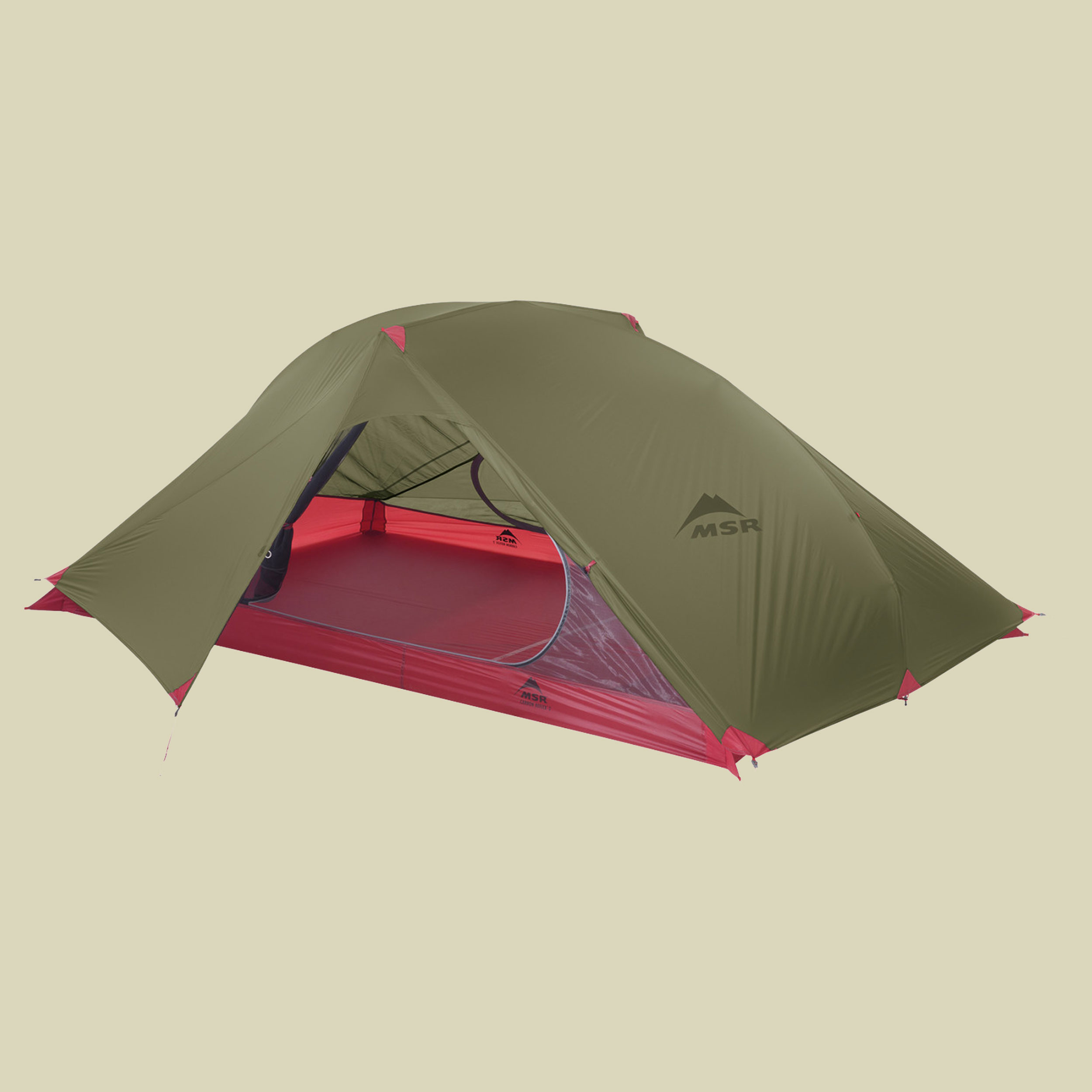 Carbon Reflex 2 2-Personen Zelt Farbe green