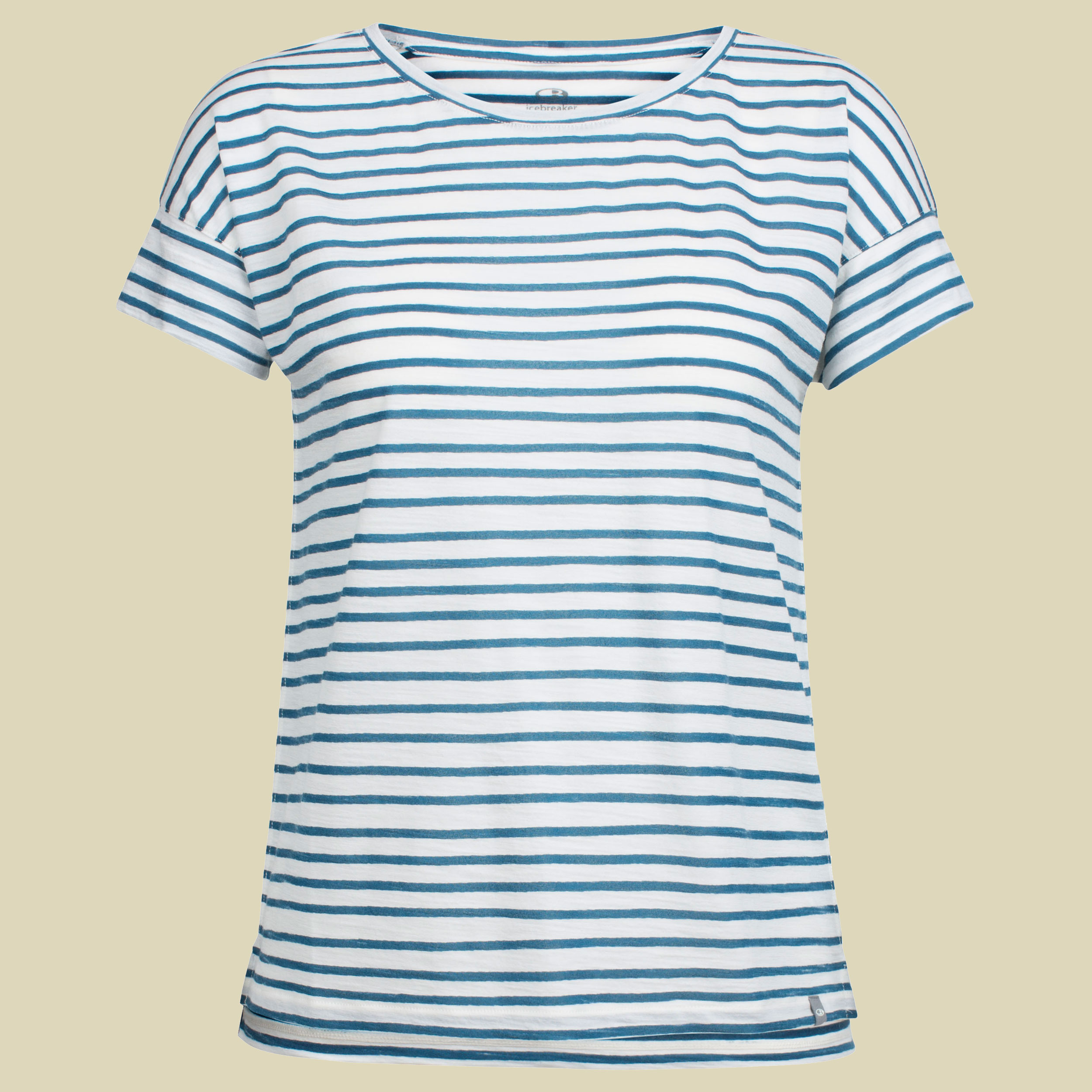 Aria SS Scoop Women Größe S Farbe pulled lines snow/prussian blue