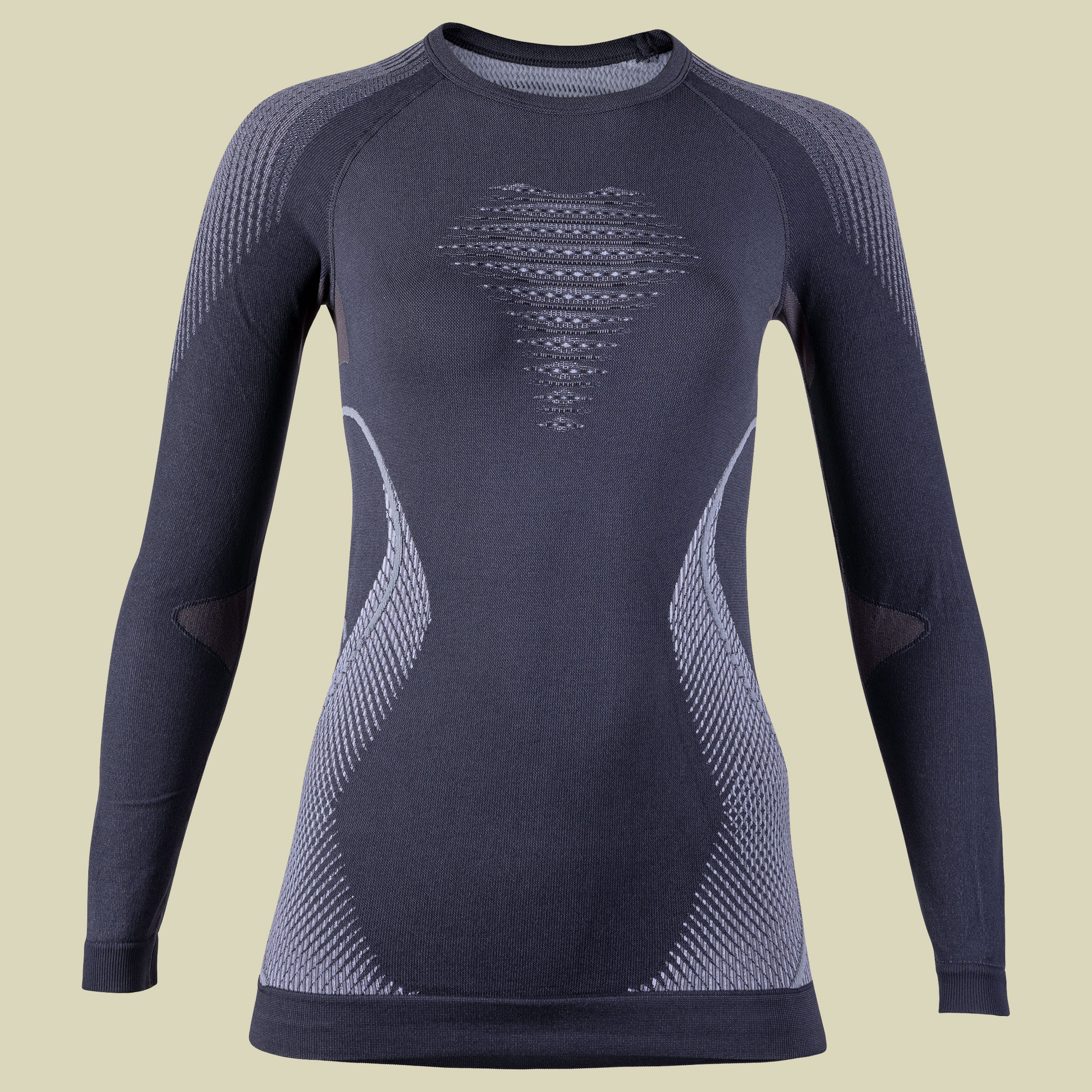Evolutyon UW Shirt LG_SL Women Größe S/M Farbe charcoal/white/light grey