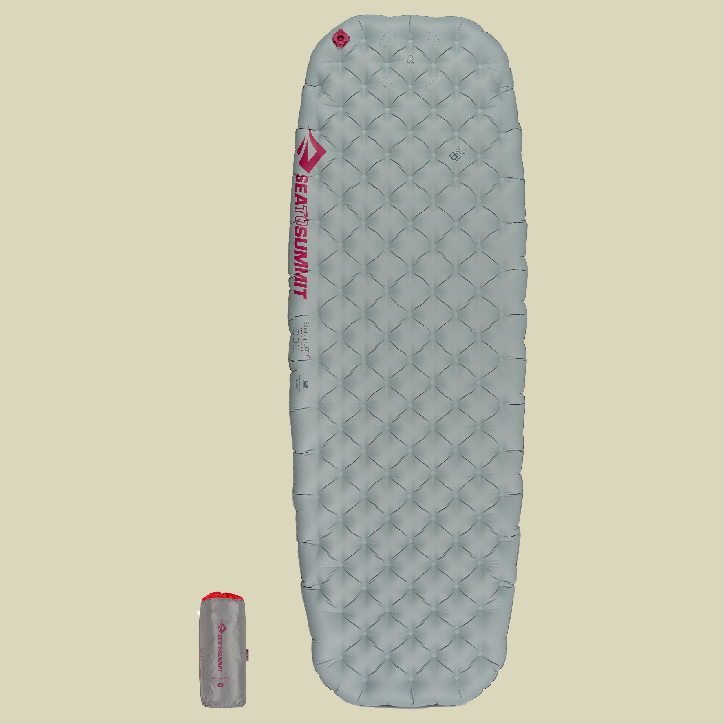 Ether Light XT Insulated Air Mat Women Liegefläche 168 x 55 cm Farbe dark grey