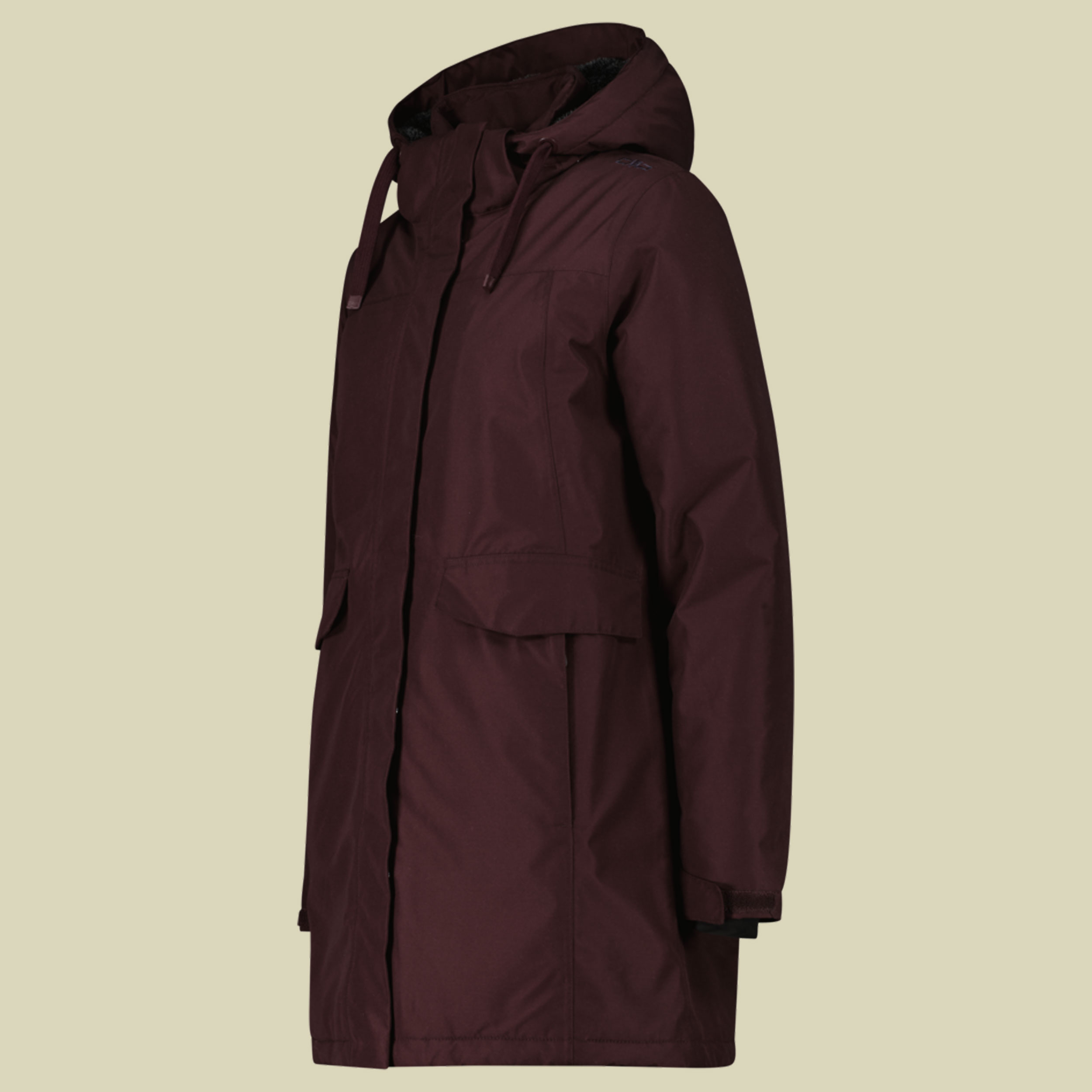 Parka Zip Hood Women 36Z2046 48 rot - black berry C595