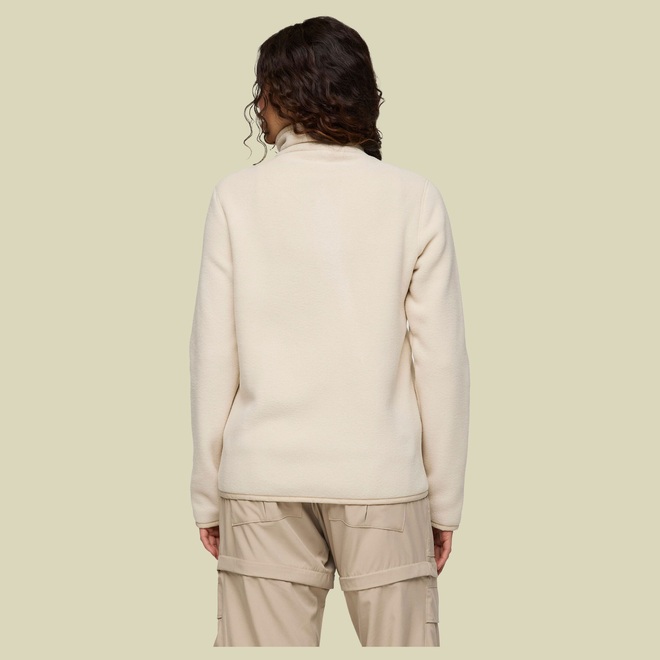 Teca Fleece Pullover Women S weiß - like a cloud