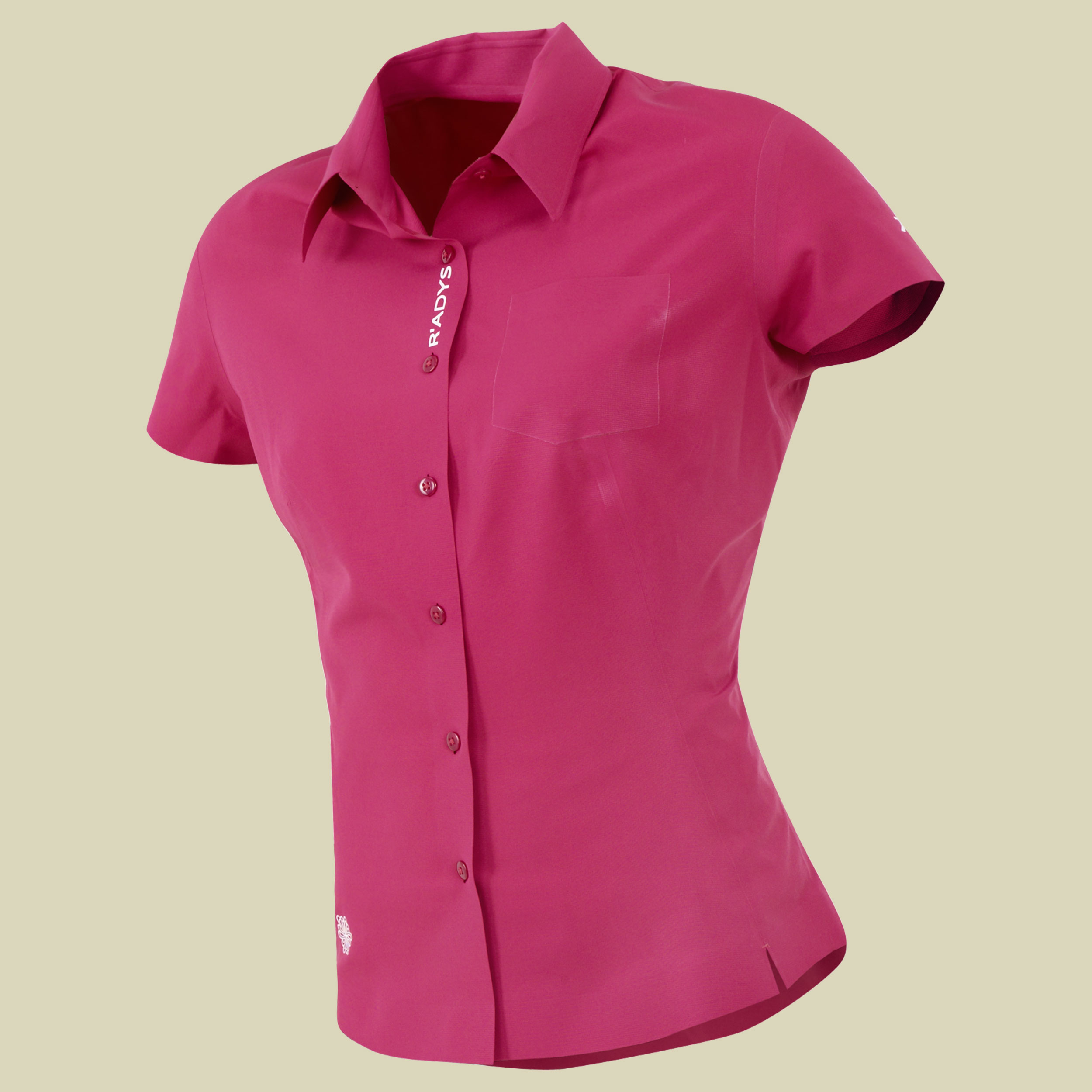 R 14 Funktions-Kurzarm-Bluse Größe L Farbe rose