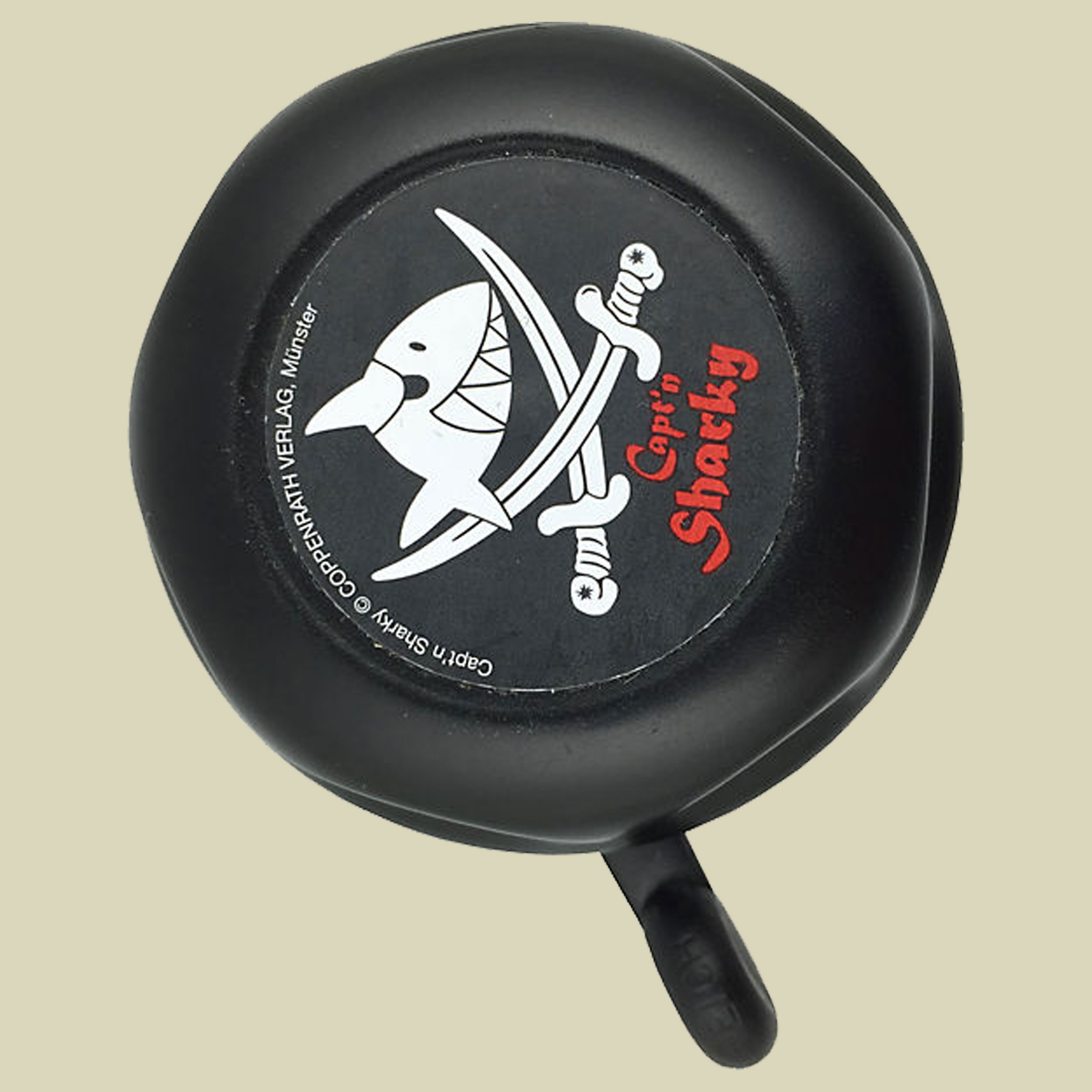 Kinder-Glocke Capt´n Sharky Farbe schwarz