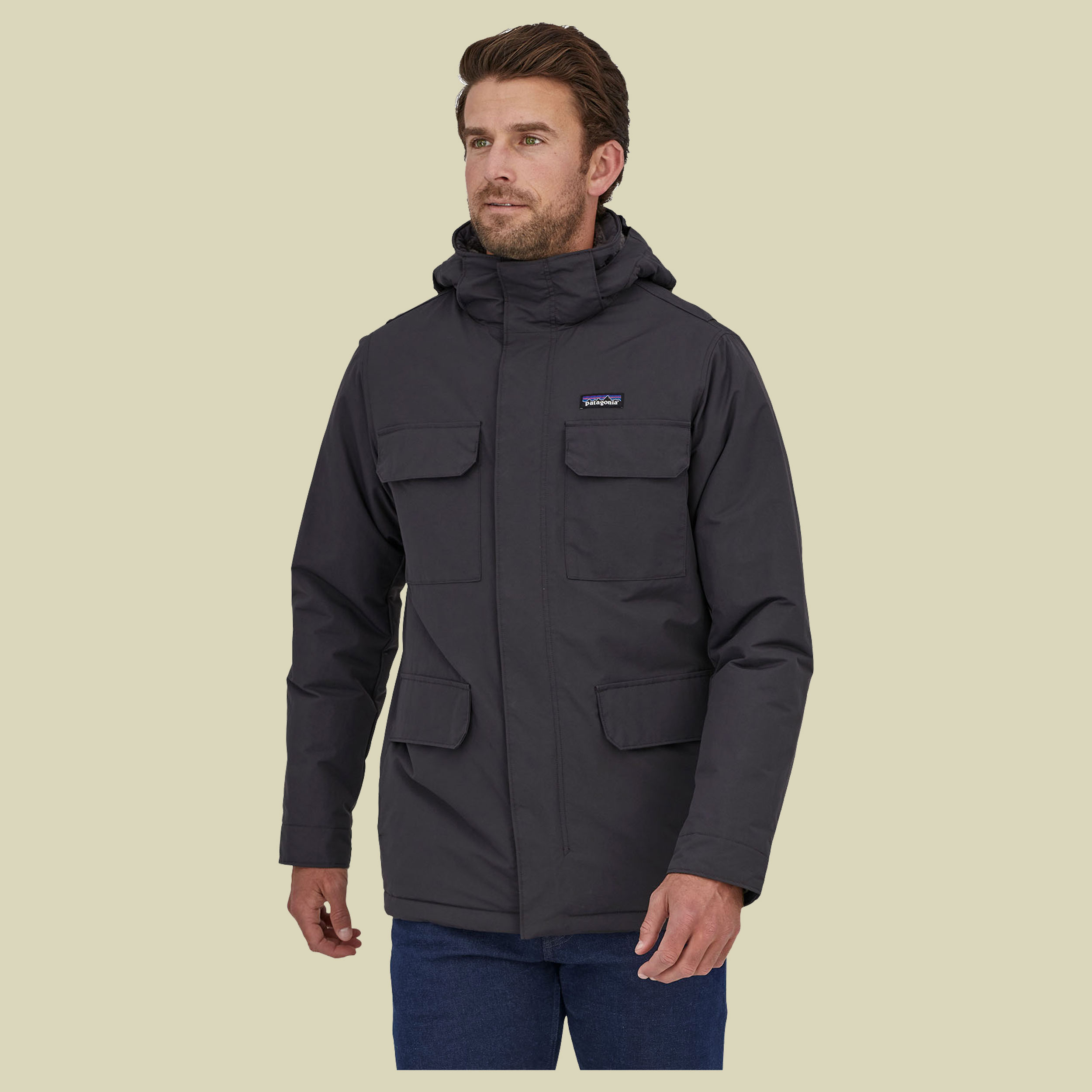 Isthmus Parka Men schwarz M - ink black