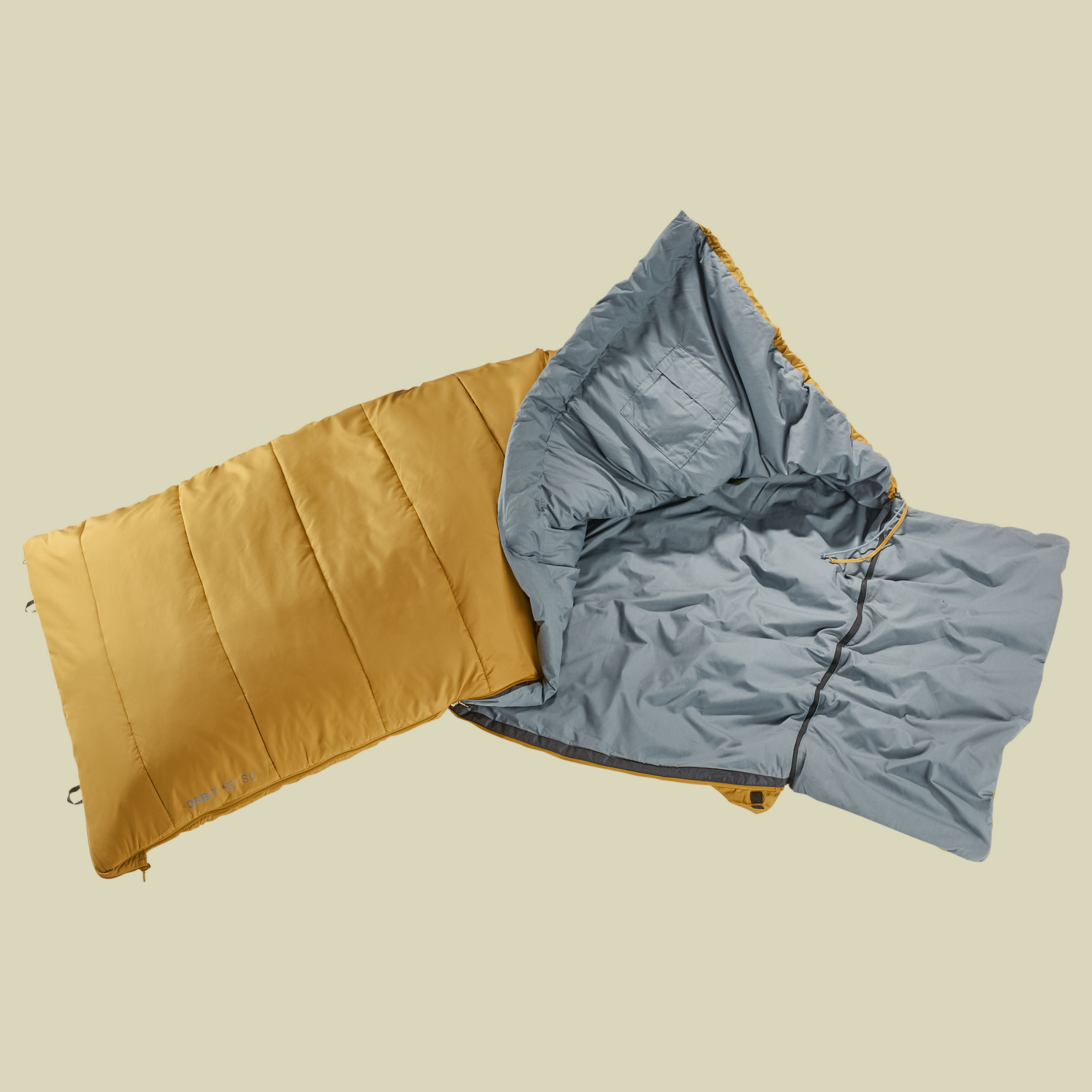 Orbit SQ +6 bis Körpergröße 200 cm Farbe caramel-teal, Reißverschluss rechts