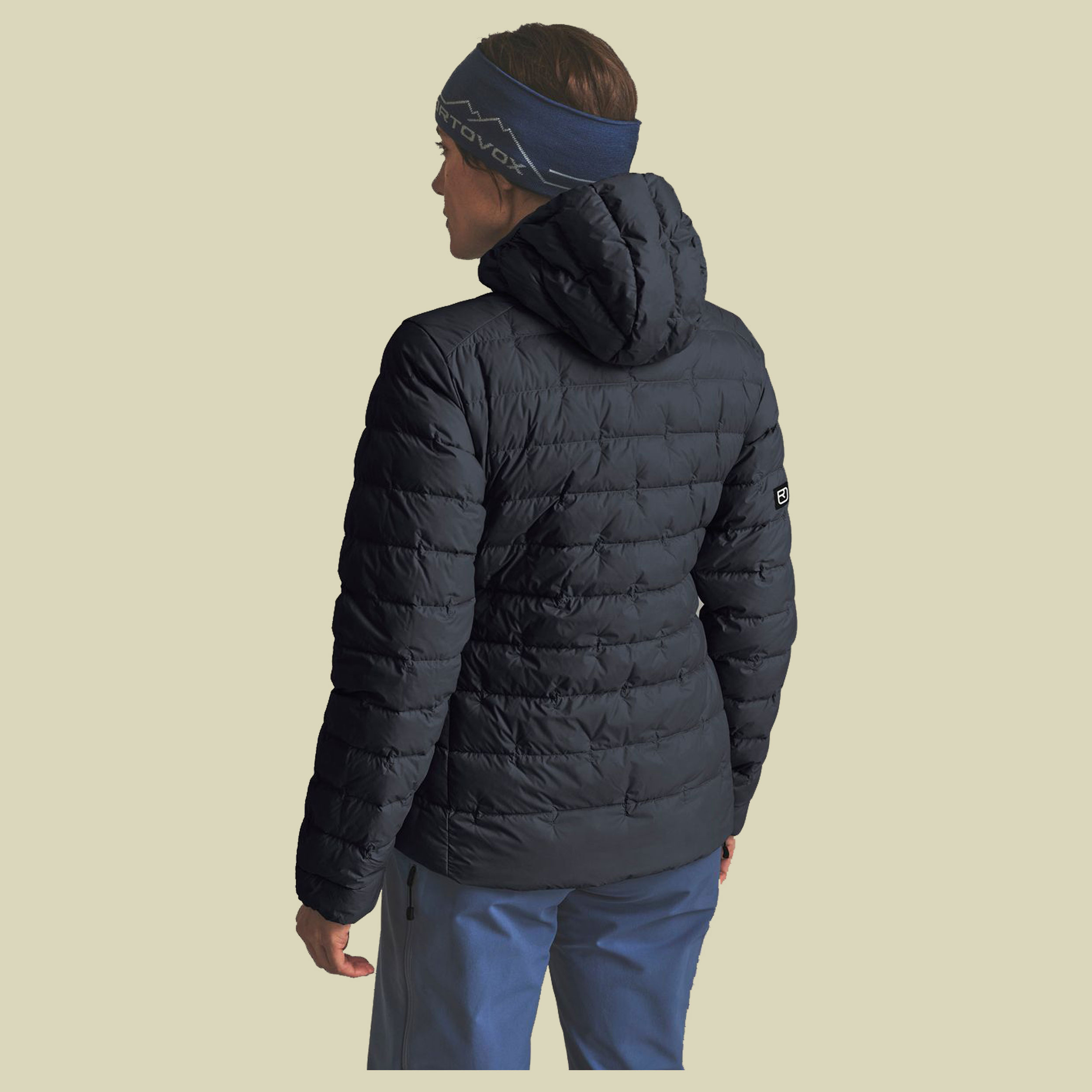 Downwool 180 Hooded Jacket Women S schwarz - black raven