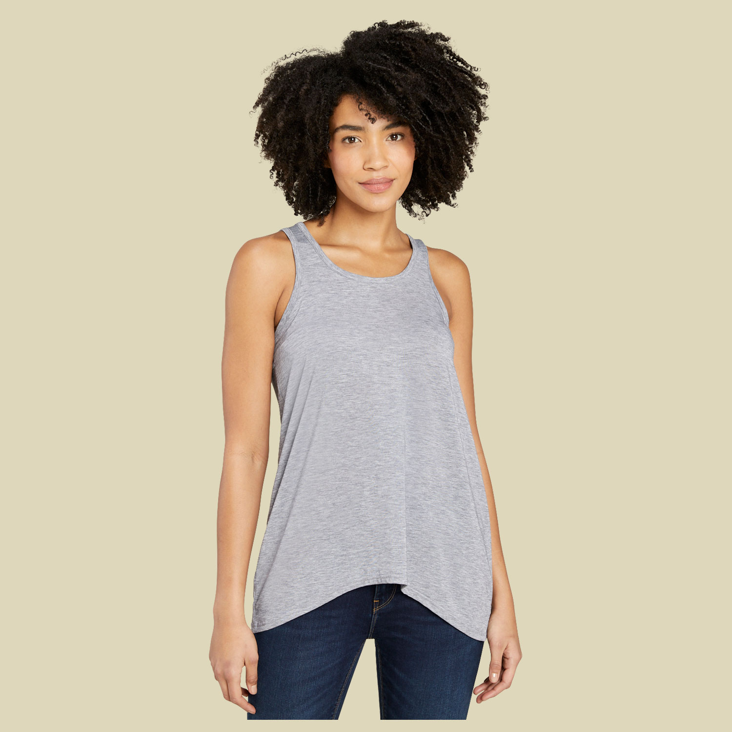 Asha Tank Women Größe L  Farbe kharani grey