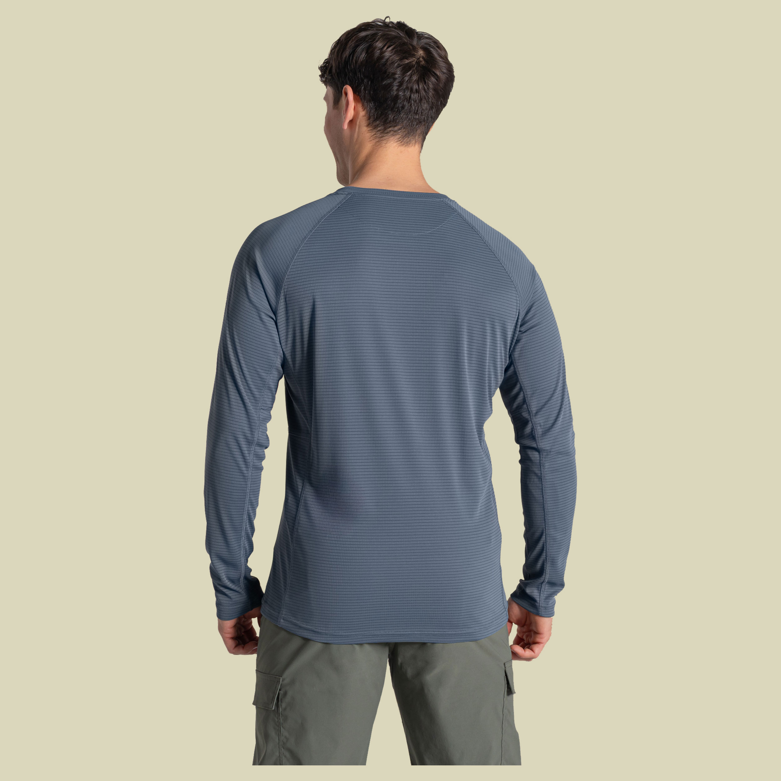NosiLife SolarShield+ Long Sleeved Men M blau - dark pewter