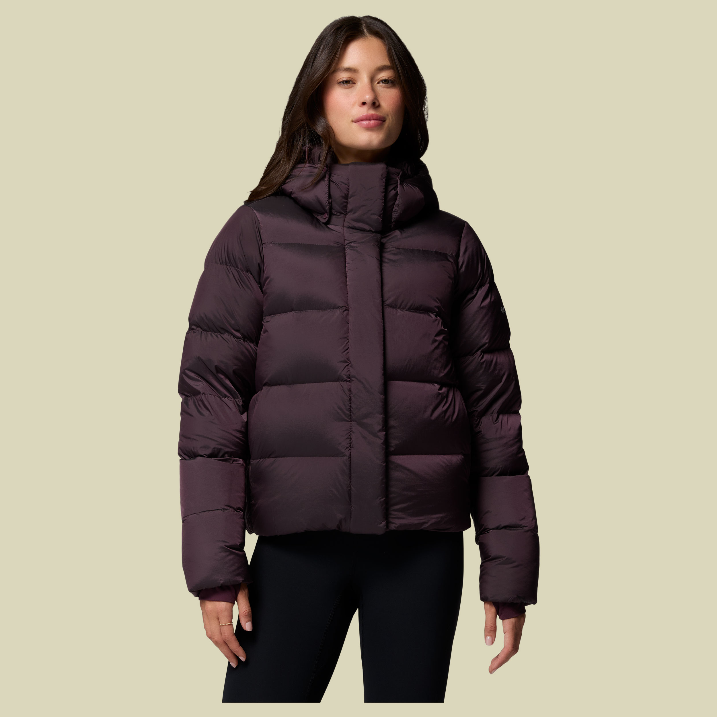 Amaze Puff Hooded Jacket Women S rot - moonvista high shine