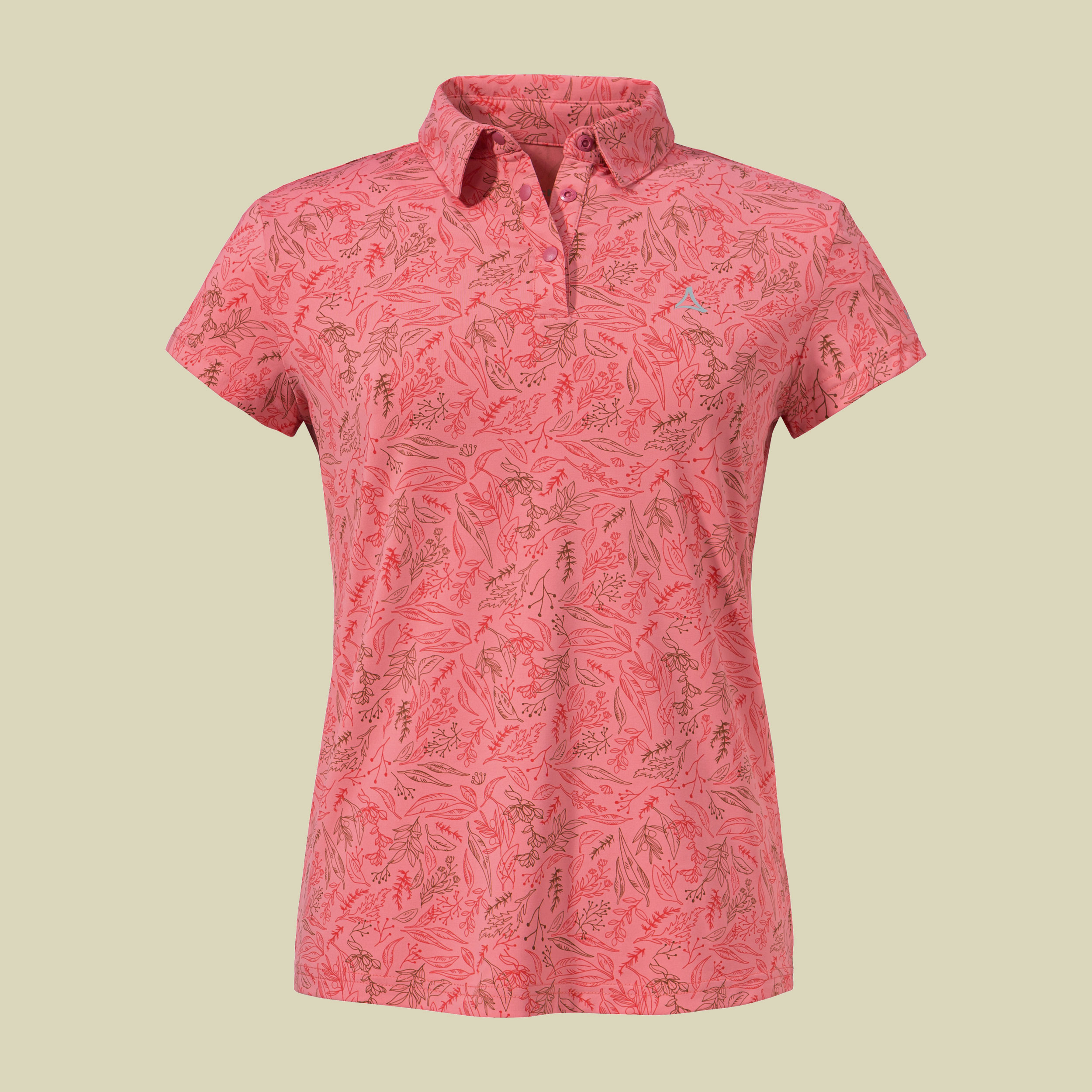 Polo Shirt Sternplatte L Women 38 rot - clasping rose