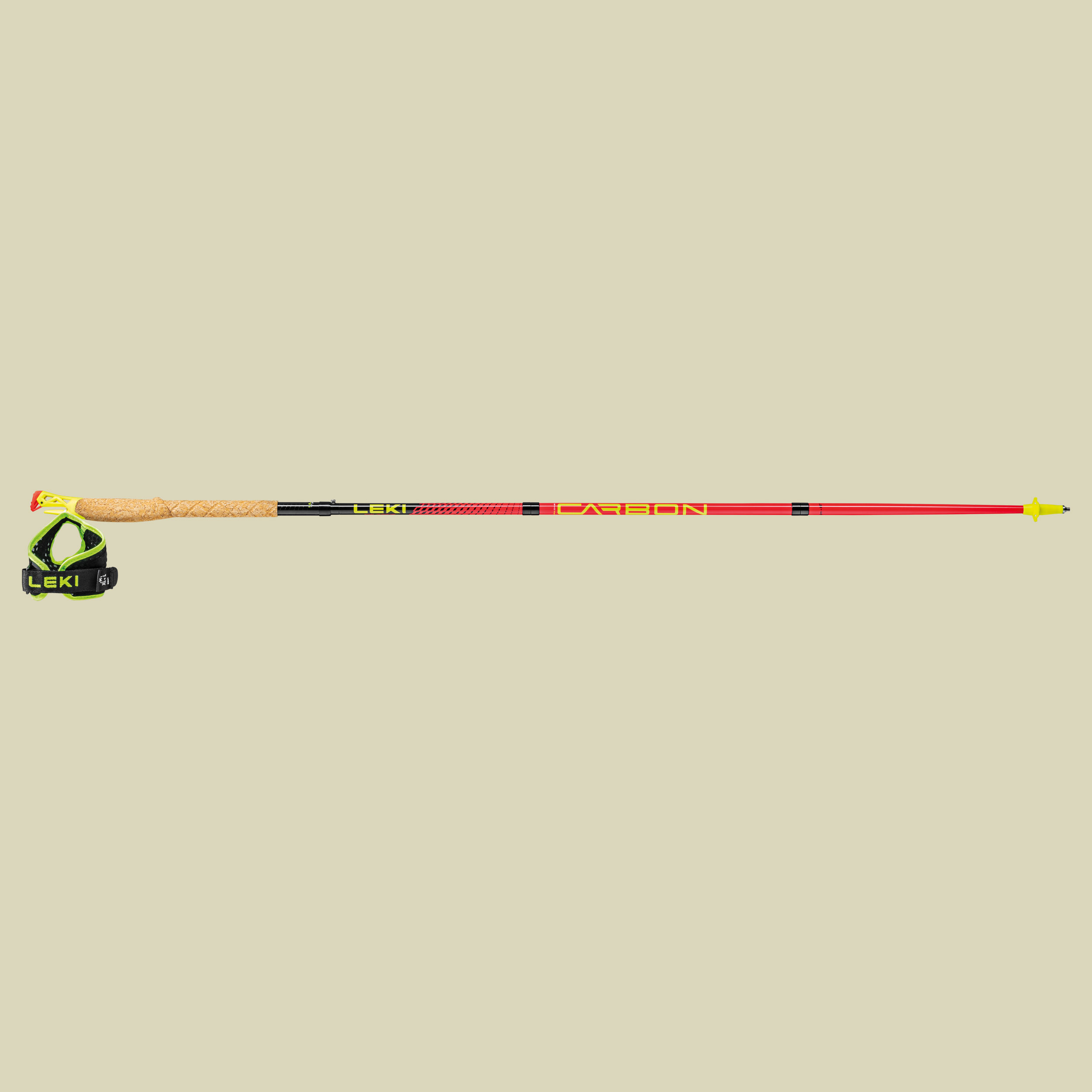 Ultratrail FX.One Länge 135 cm Farbe bright red - black - neongelb
