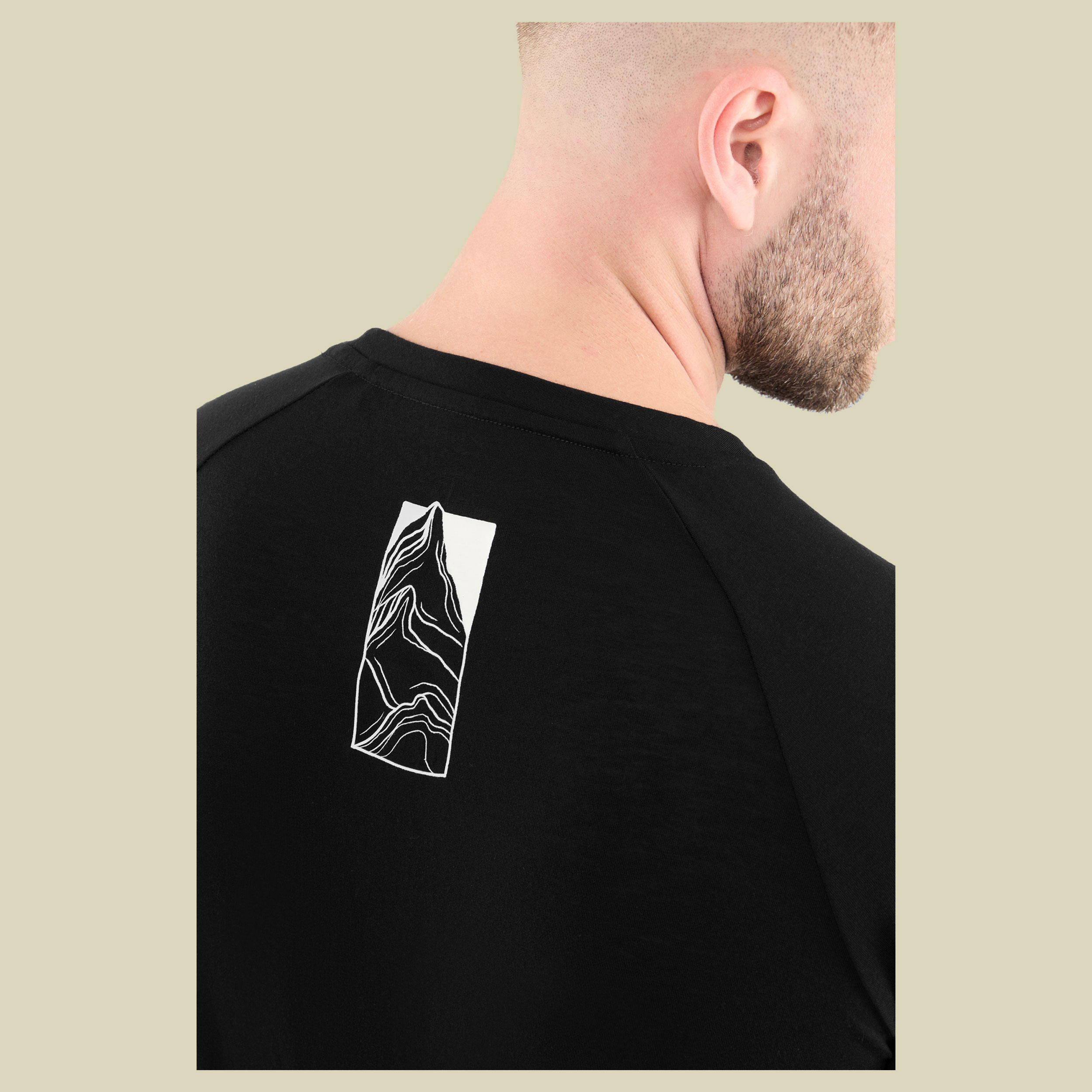 Longsleeve Andali Man XXL schwarz - Farbe black/light grey
