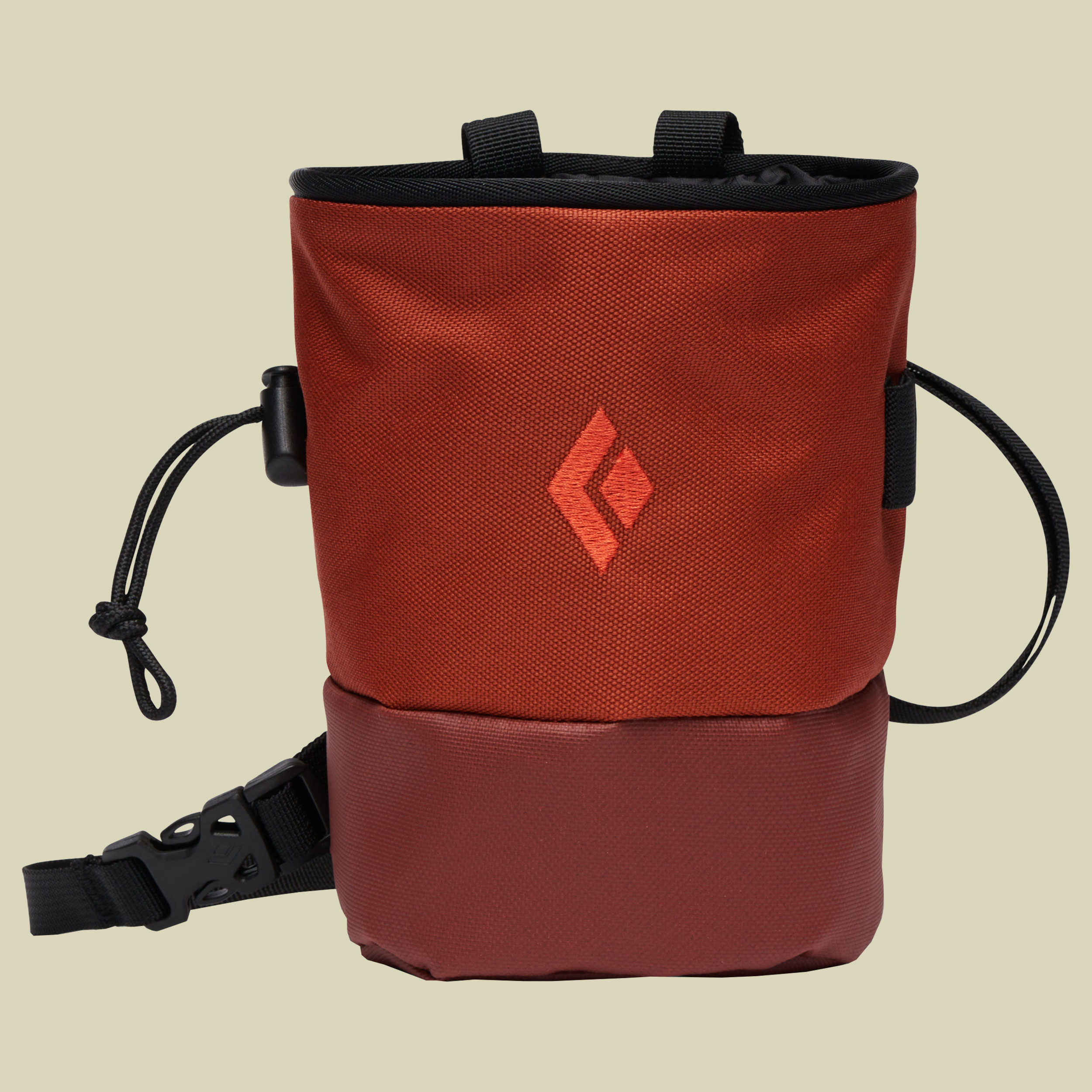 Mojo Zip Chalk Bag S_M rot - burnt siena