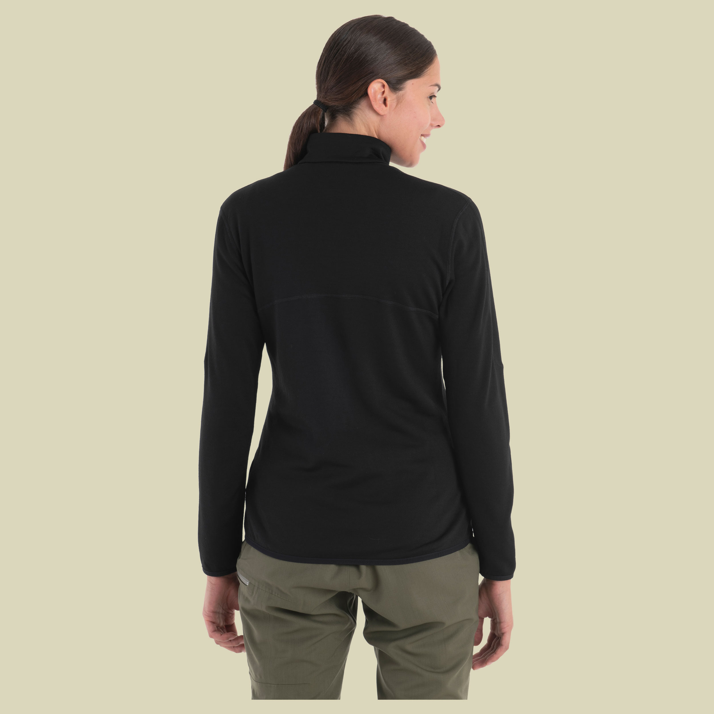 Merino 560 Realfleece Elemental II LS Zip Women Größe L  Farbe black