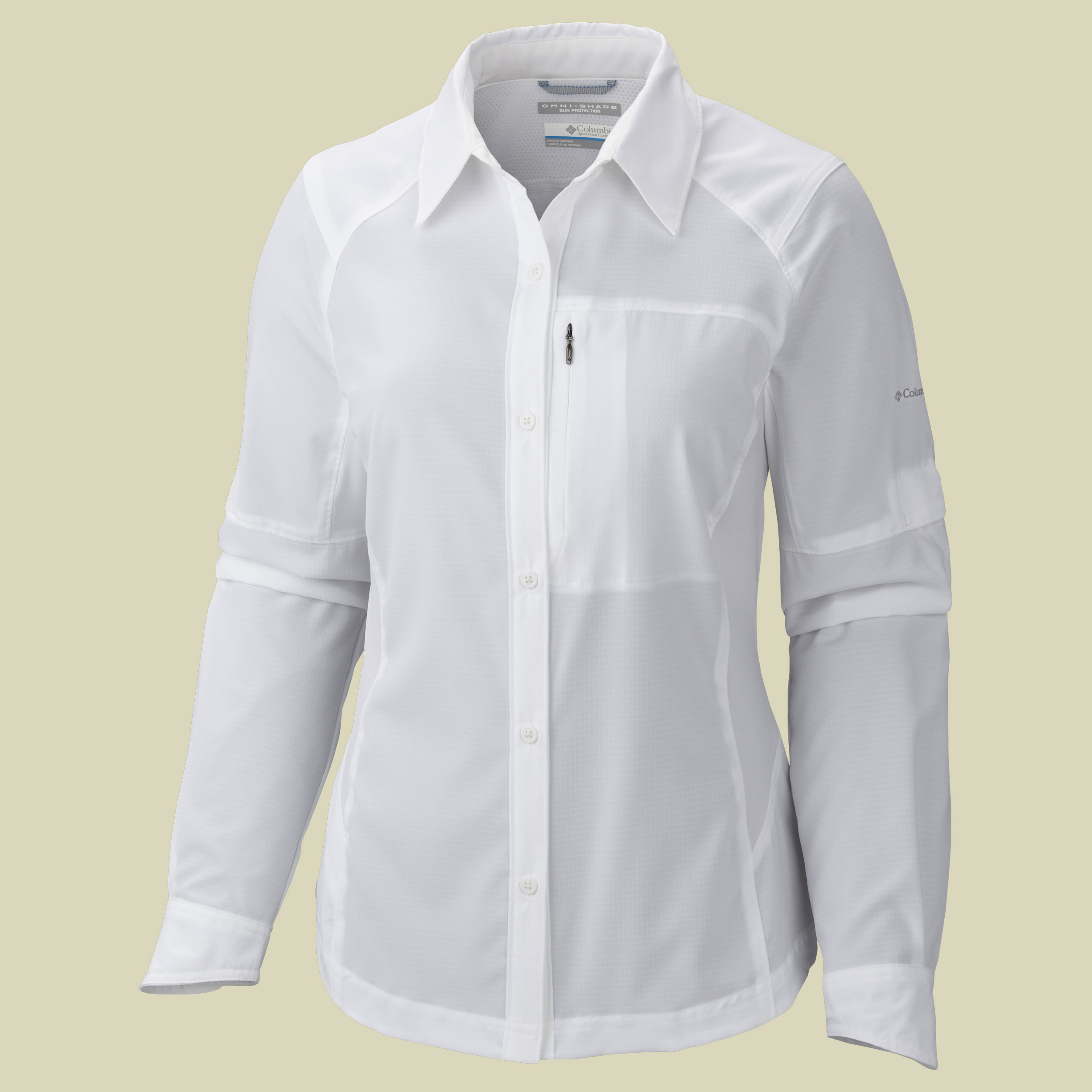 Silver Ridge Long Sleeve Shirt Women Größe S Farbe white