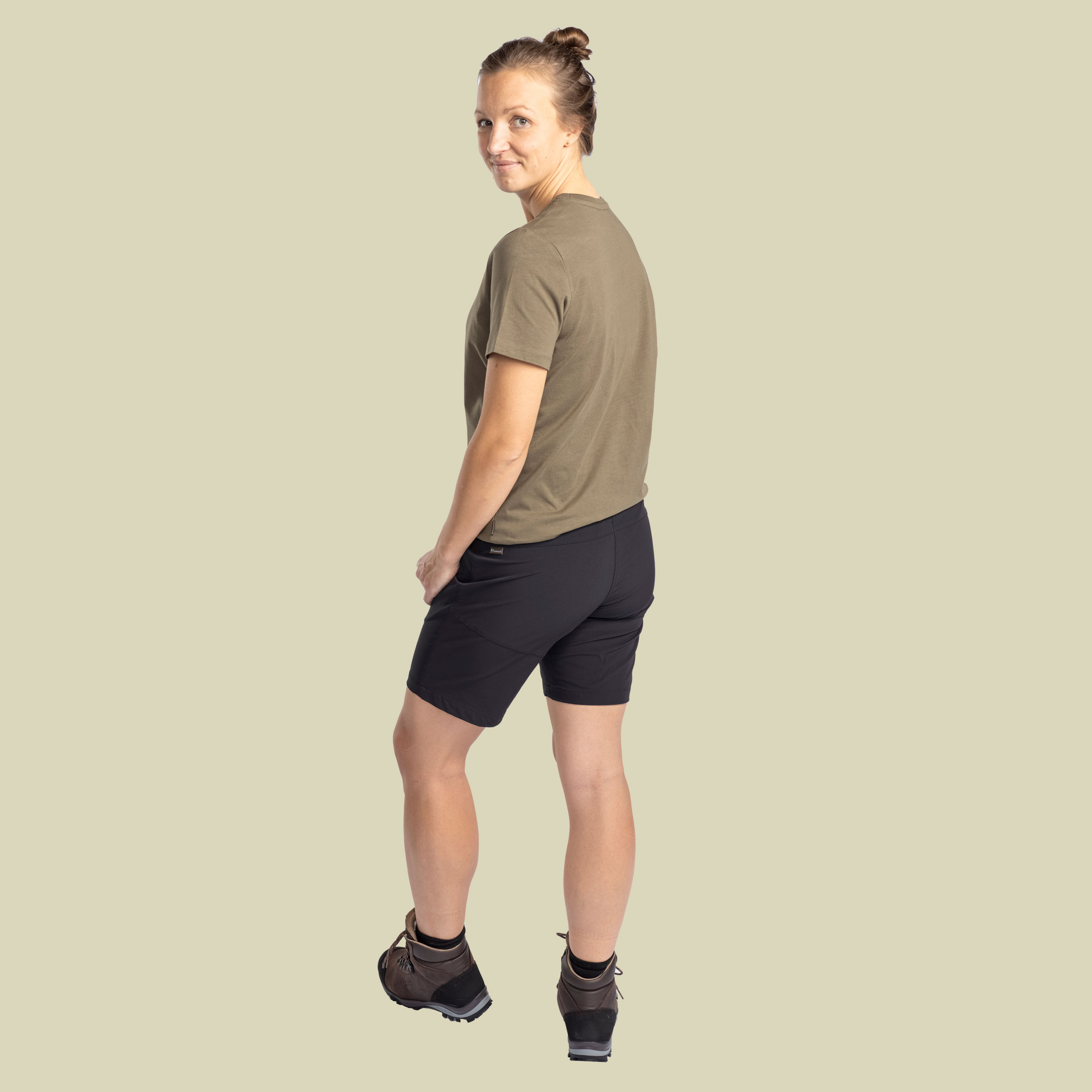 Abisko Light Stretch Shorts Women 44 schwarz - black