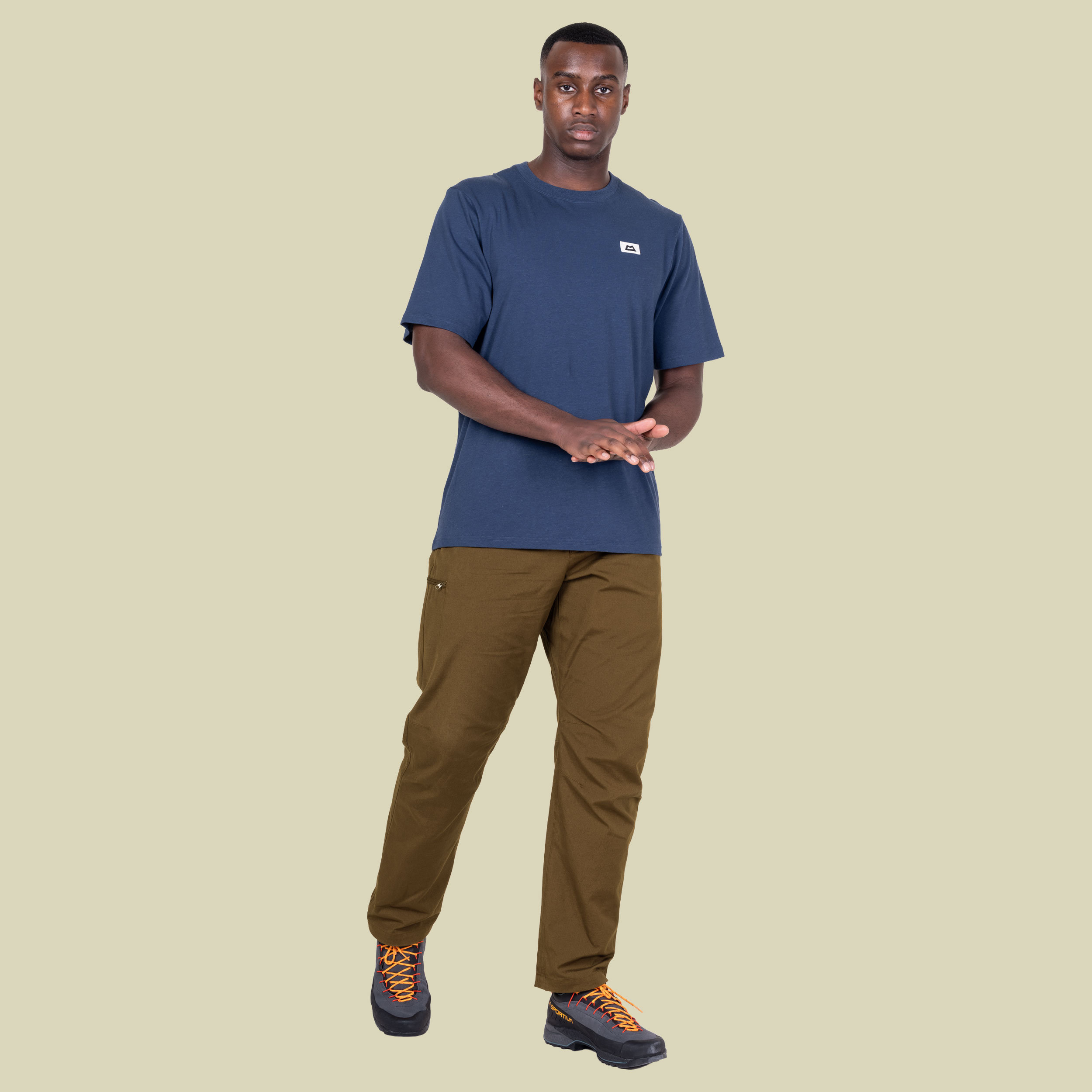 Burren Tee Men XL blau - dusk