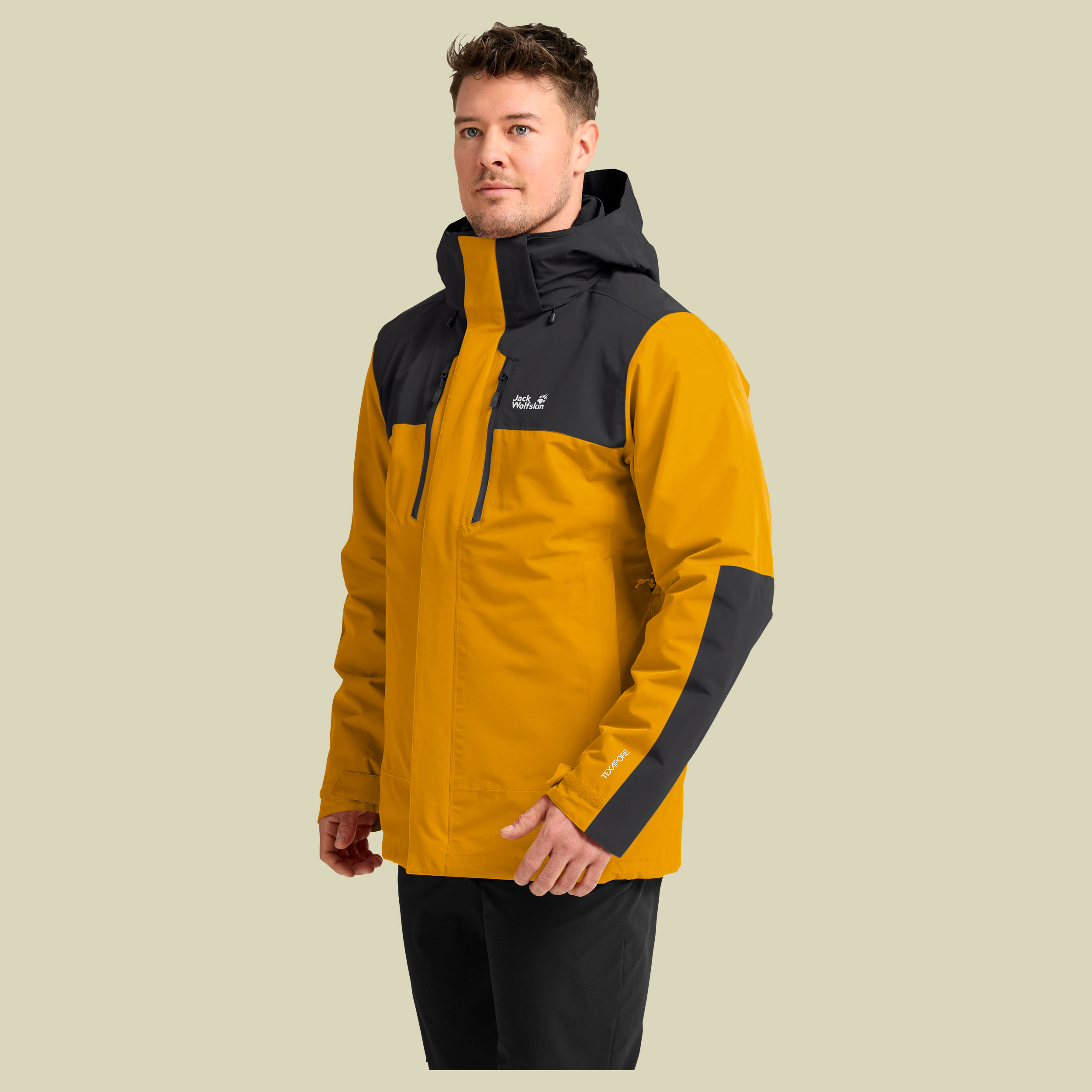 Jasper Pro 3in1 Jacket Men XXL gelb - burly yellow JW
