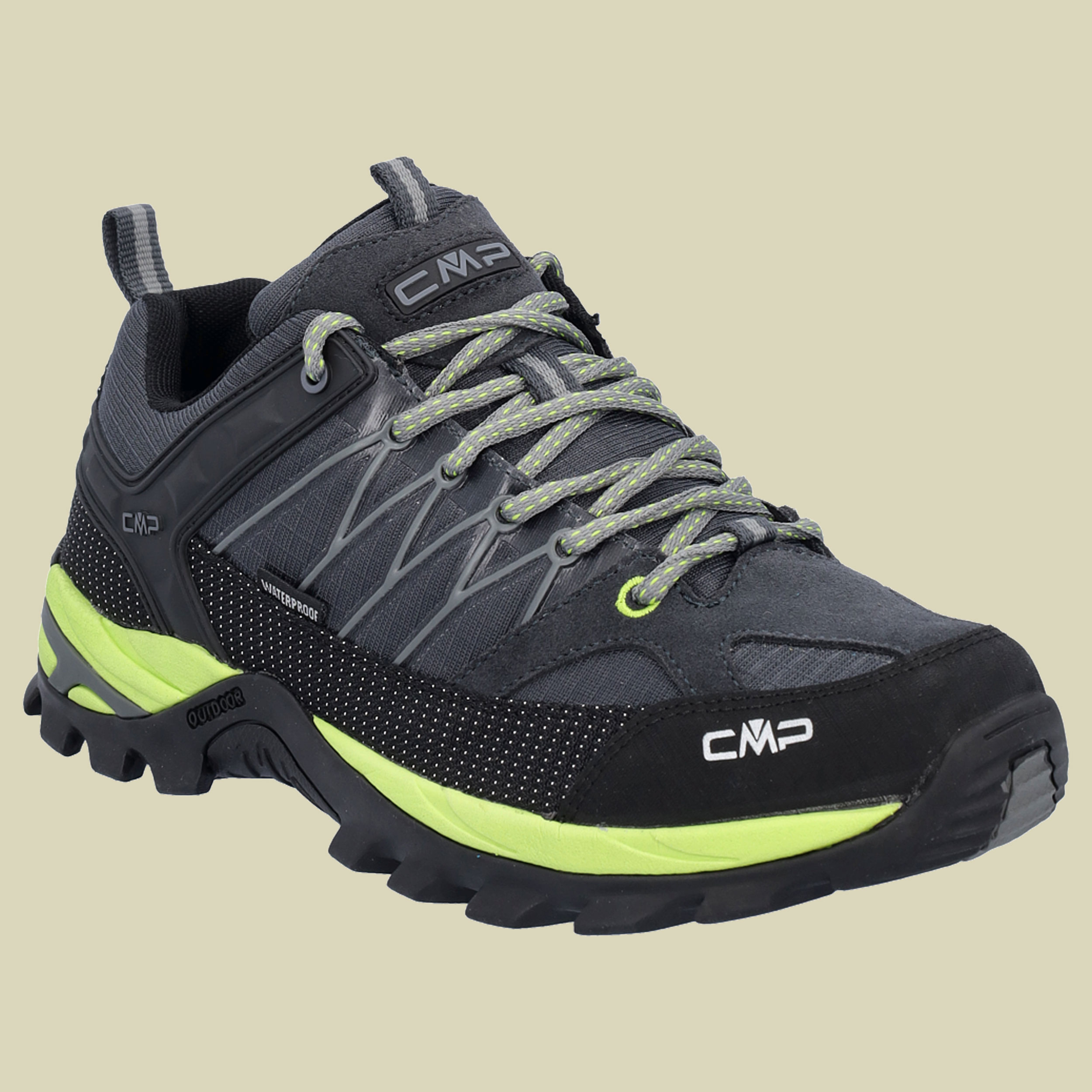 Rigel Low Trekking Shoe WP Men Größe 41 Farbe 72UN anthracite-limegreen