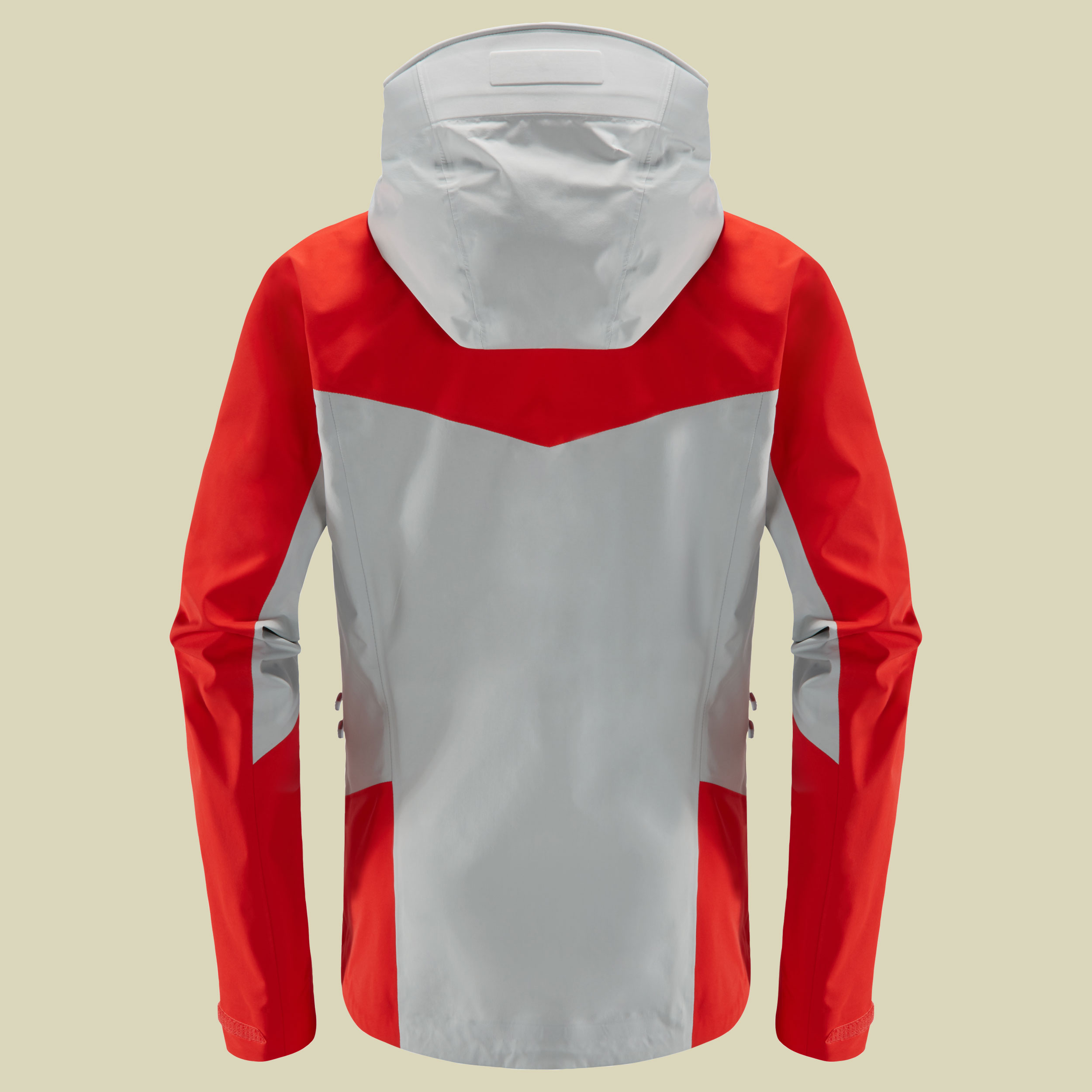 Spitz Jacket Women Größe M Farbe stone grey/pop red