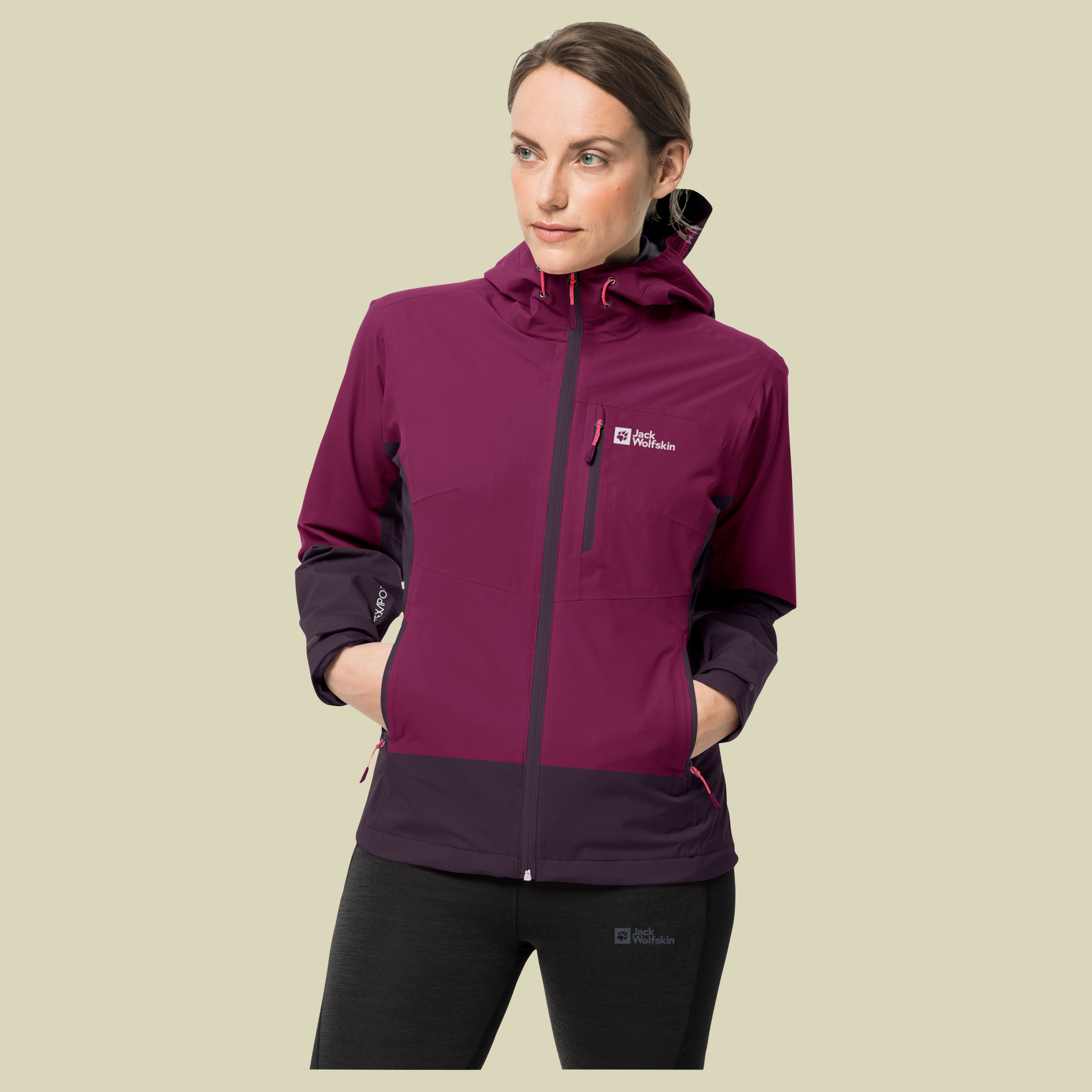 Eagle Peak 2L Jacket Women Größe L  Farbe wild berry