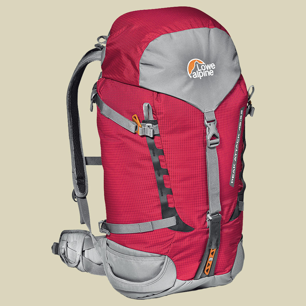Peak Attack 45:55 Volumen 45 + 10 Liter Farbe chilli red
