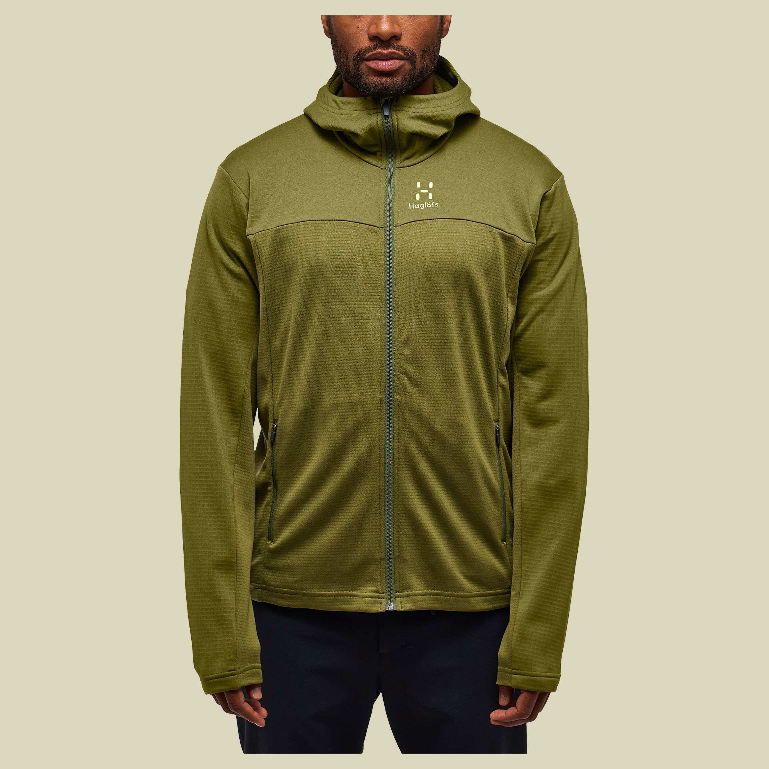 Lark Mid Hood Men Größe XL Farbe olive green