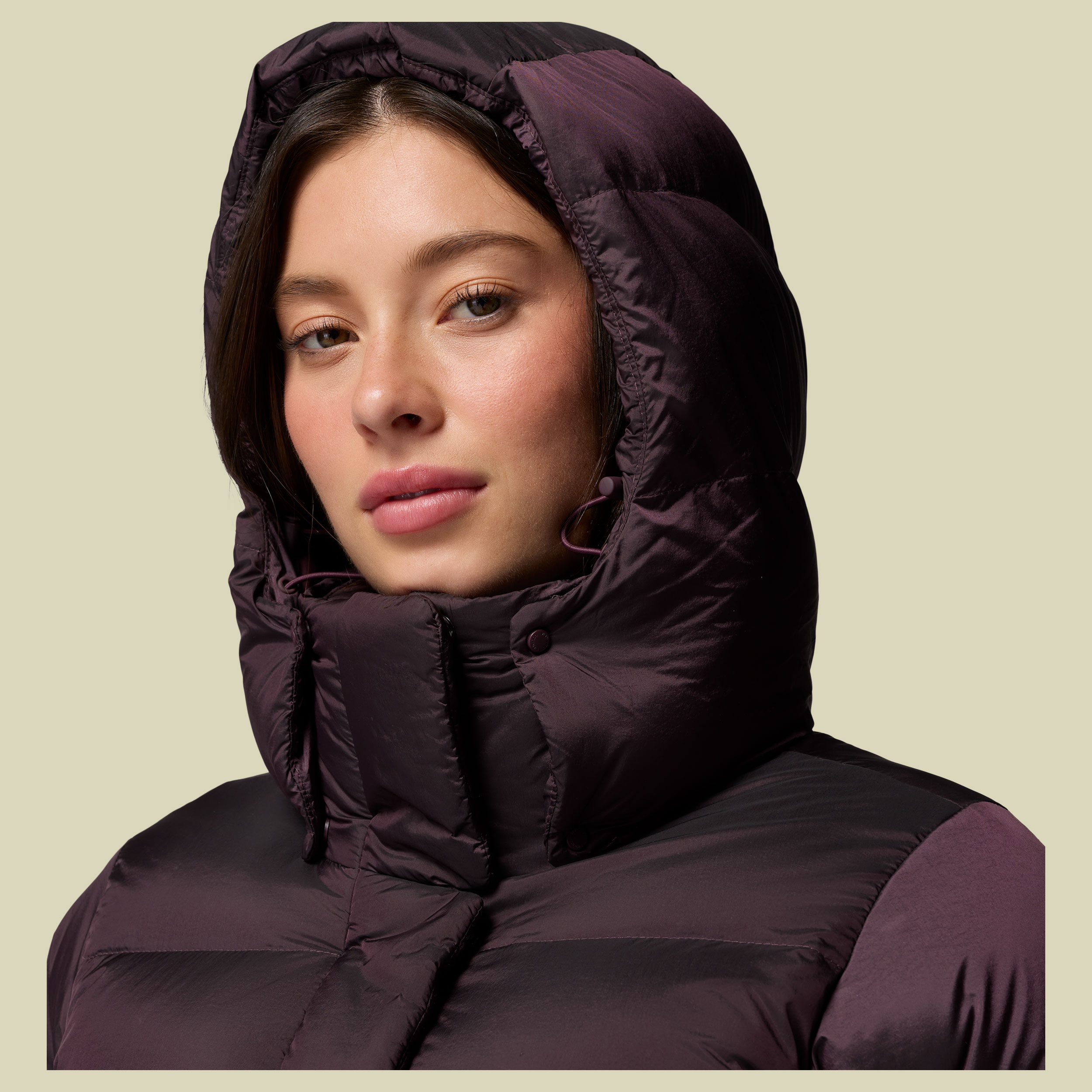 Amaze Puff Hooded Jacket Women S rot - moonvista high shine