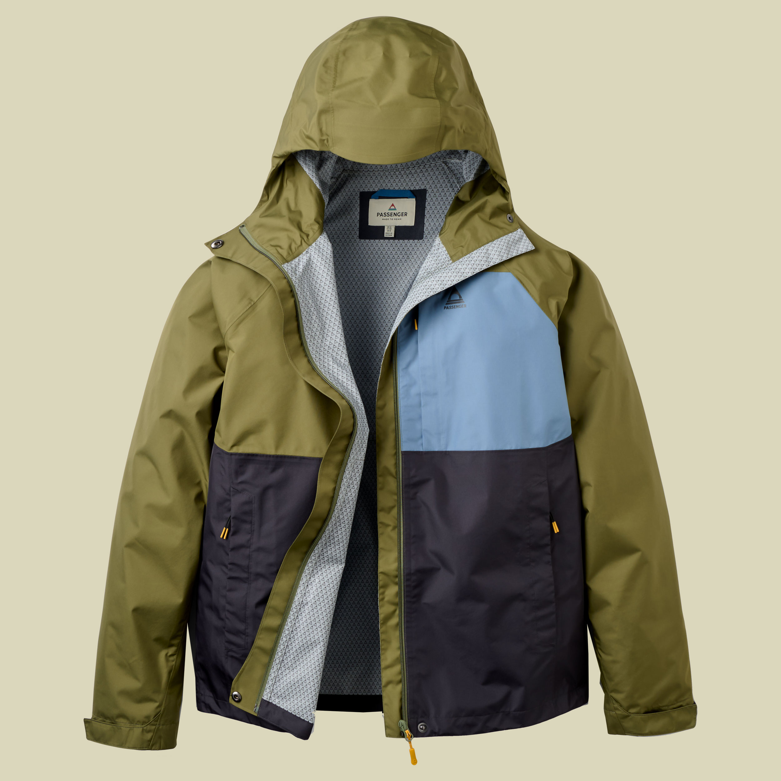 Trailscape Waterproof Jacket Men M faded black/Khaki